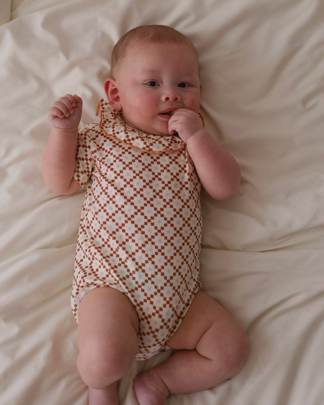 poimeri fig camel frill rompers
