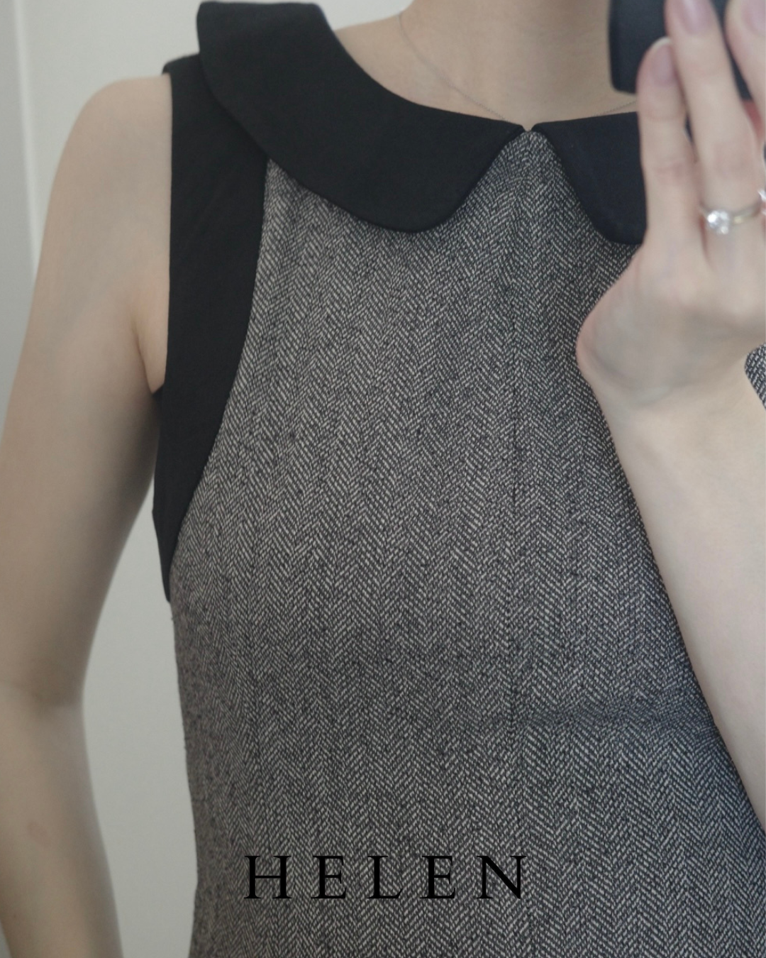 Helen×poimeri elan tweed tops