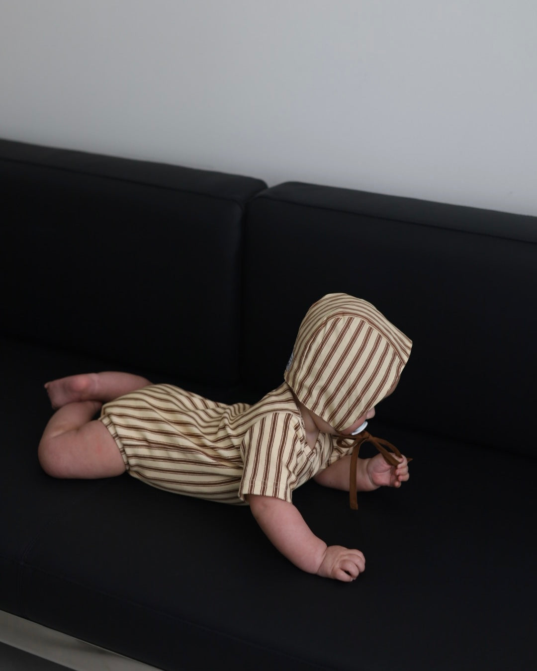 【 6.12 21:00~ Launch 】POIMERI biscuit stripe rompers
