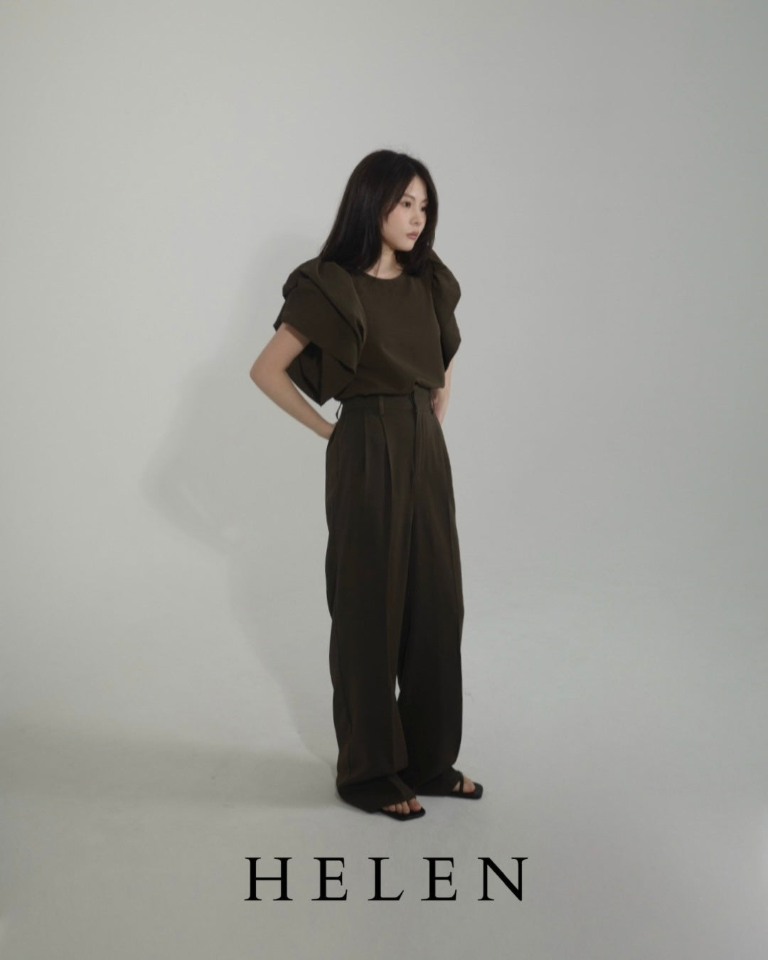 Helen×poimeri volume sleeve tops