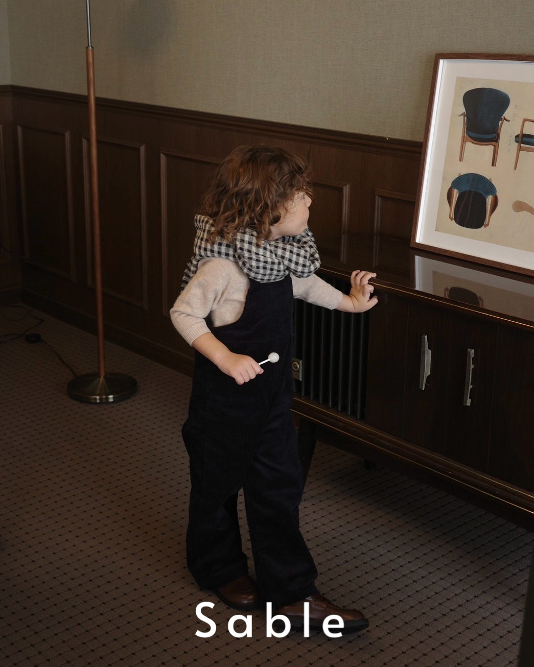 【10/22(wed)12:00 Launch】Sable corduroy overalls