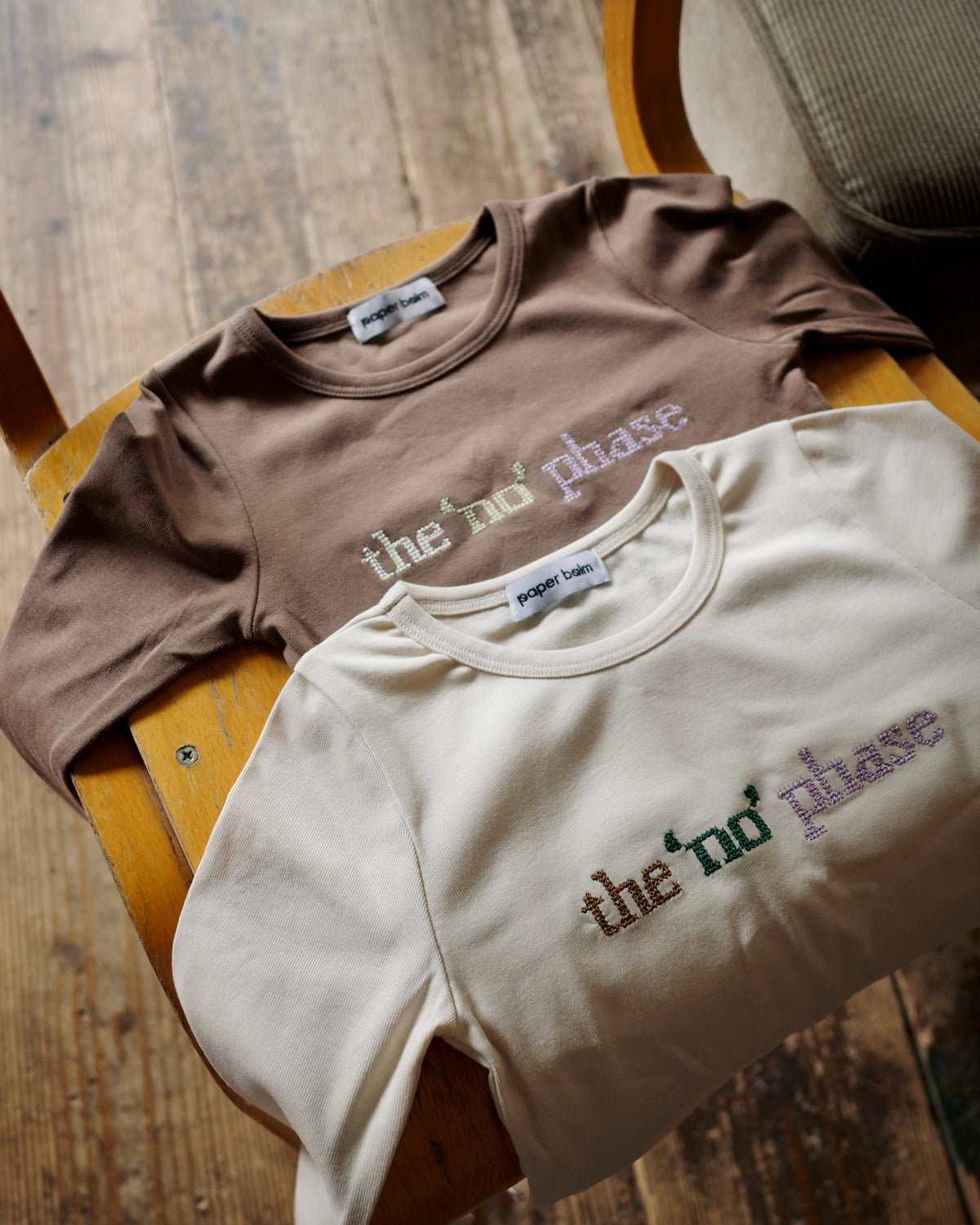 【POPUP先行/10.16 NEW】paper balm IYA IYA TOPS/Brown