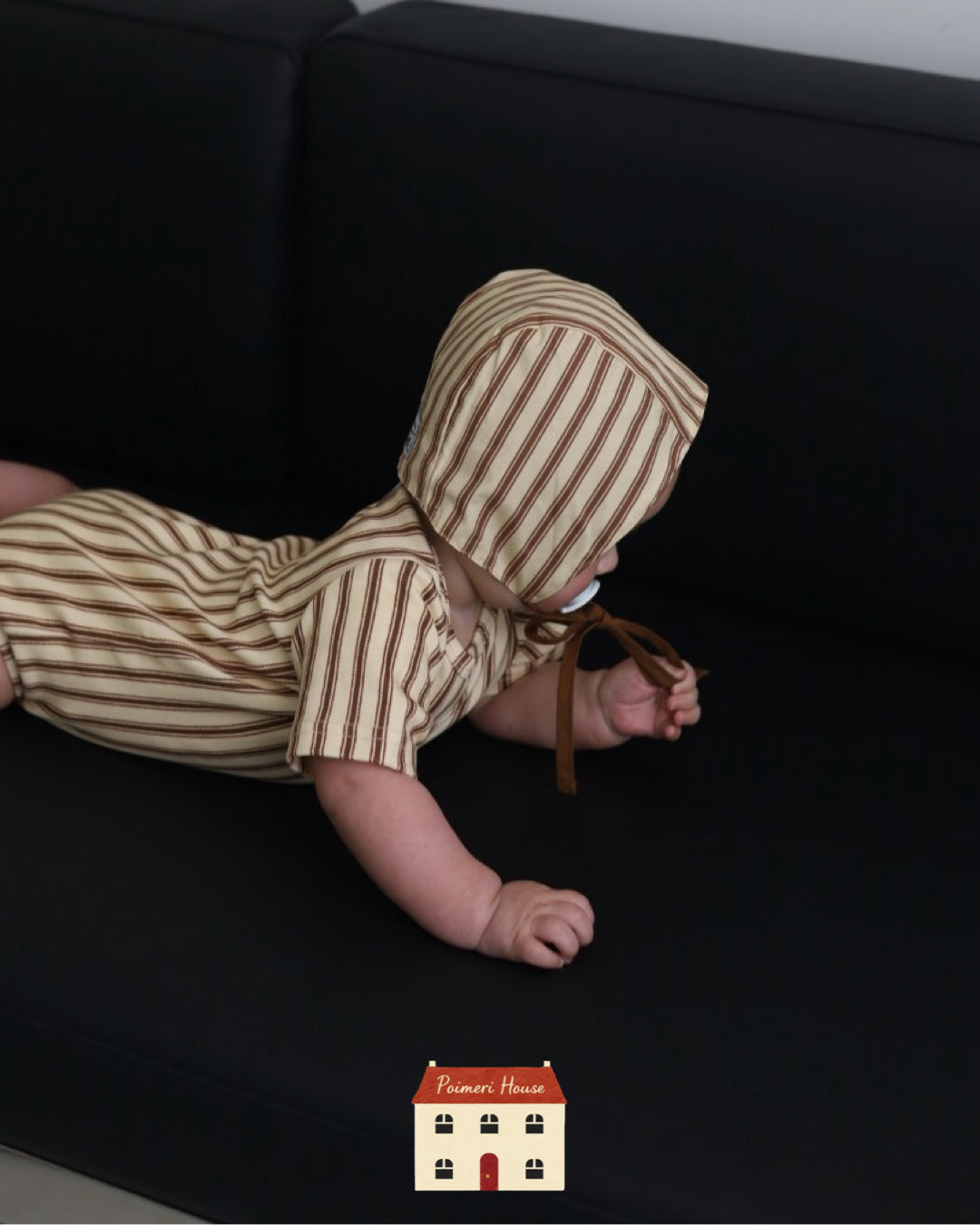 【 6.12 21:00~ Launch 】POIMERI biscuit stripe bonnet