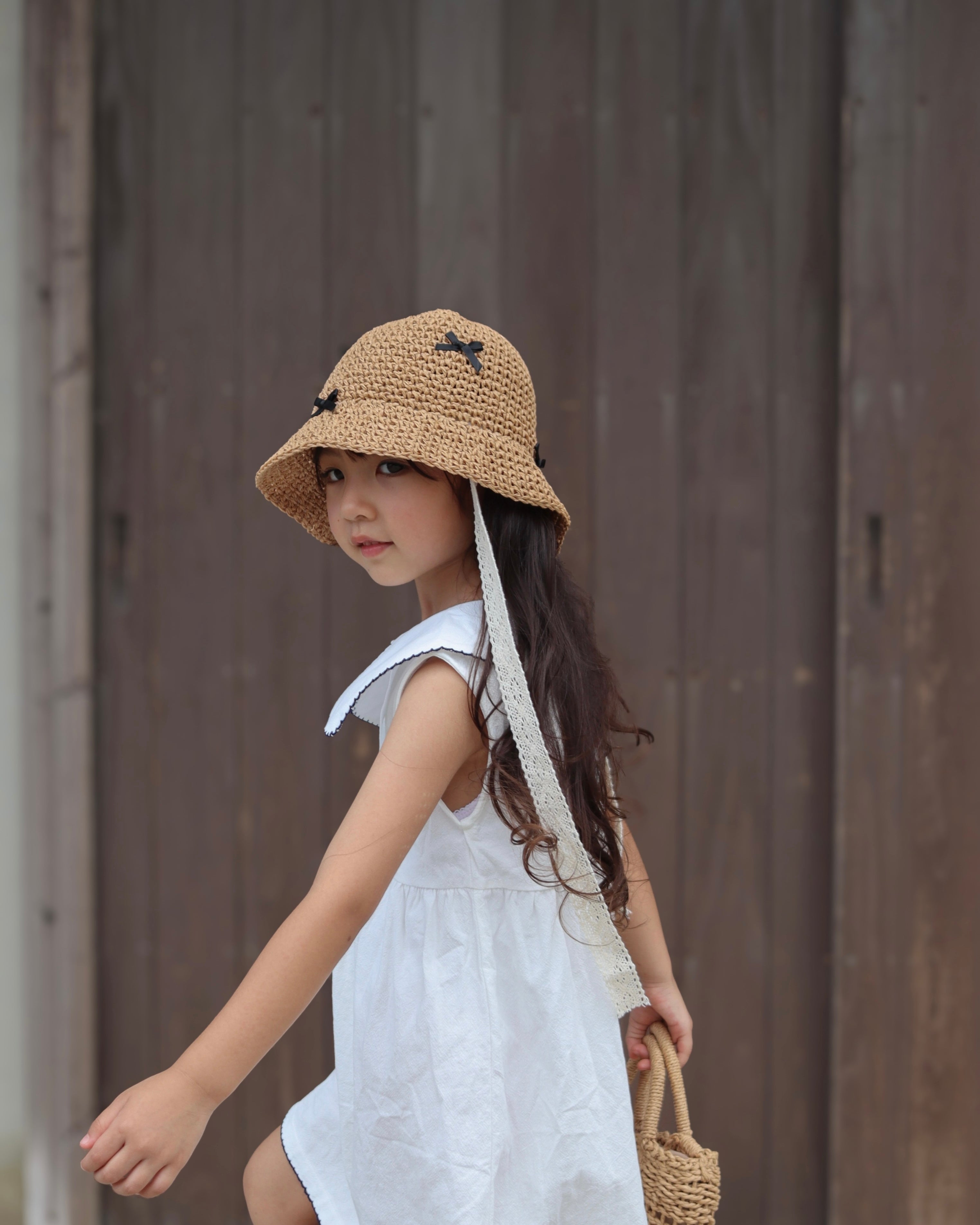 【@__ricoworld__さん オリジナル企画】Little Ribbon Straw Hat
