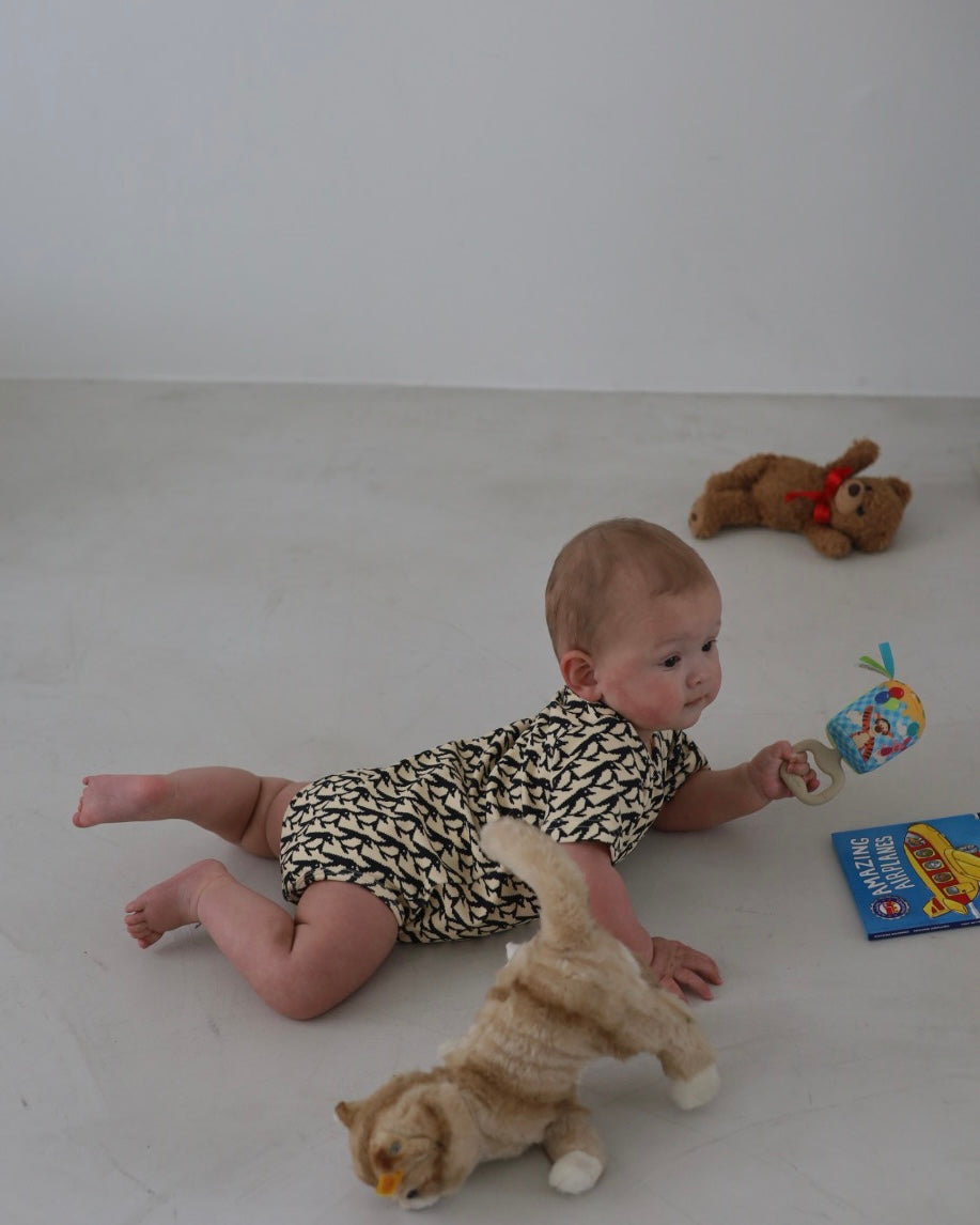 【 6.12 21:00~ Launch 】POIMERI penguin houndstooth rompers