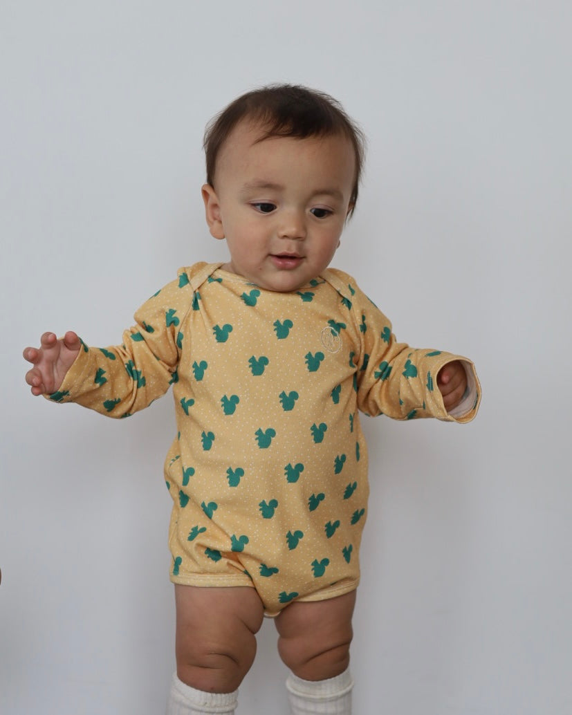 【 8.7 21:00〜LAUNCH 】POIMERI squirrel dot rompers