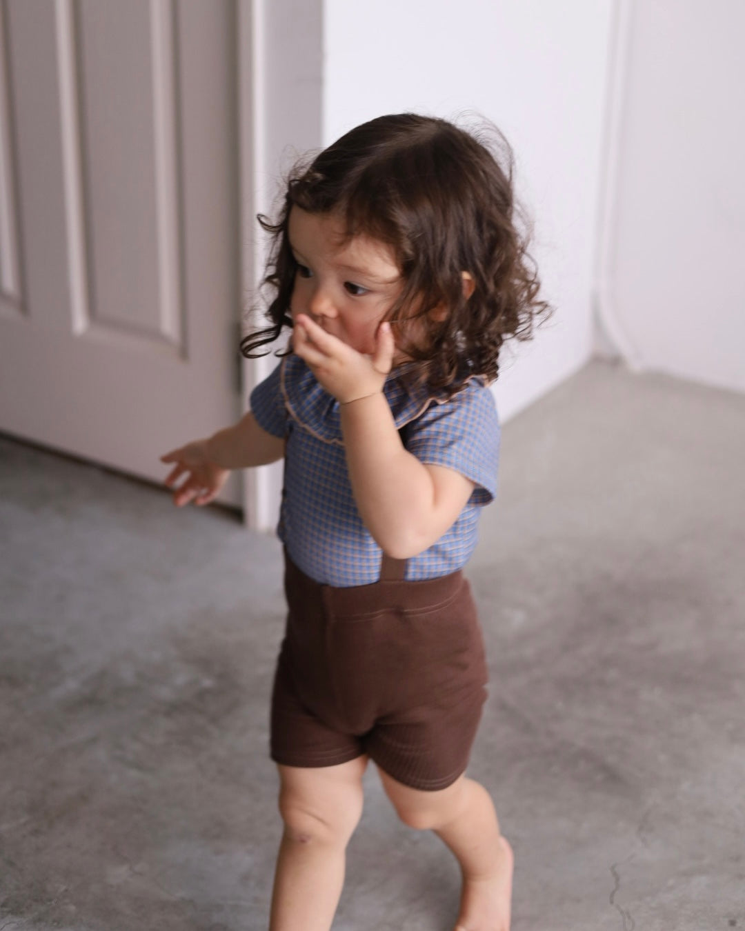 【2026 s/s 3rd delivery /Early Summer Collection】poimeri blue cocoa frill tops