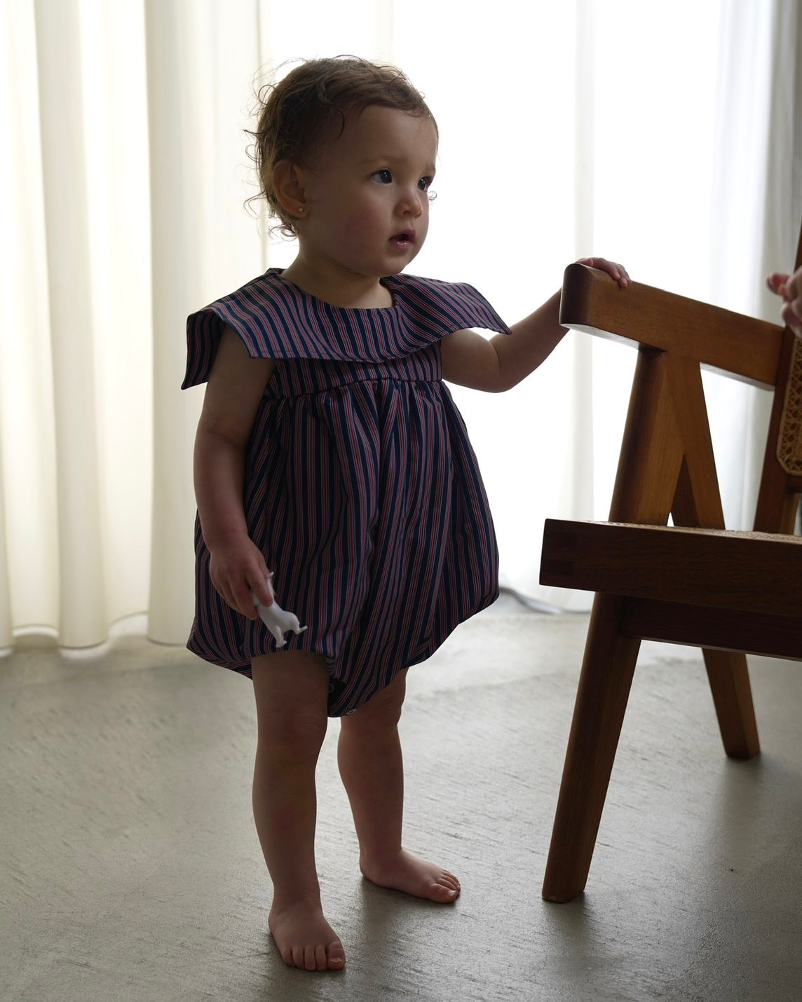 camilapole CLASSIC STRIPE SAILOR ROMPER