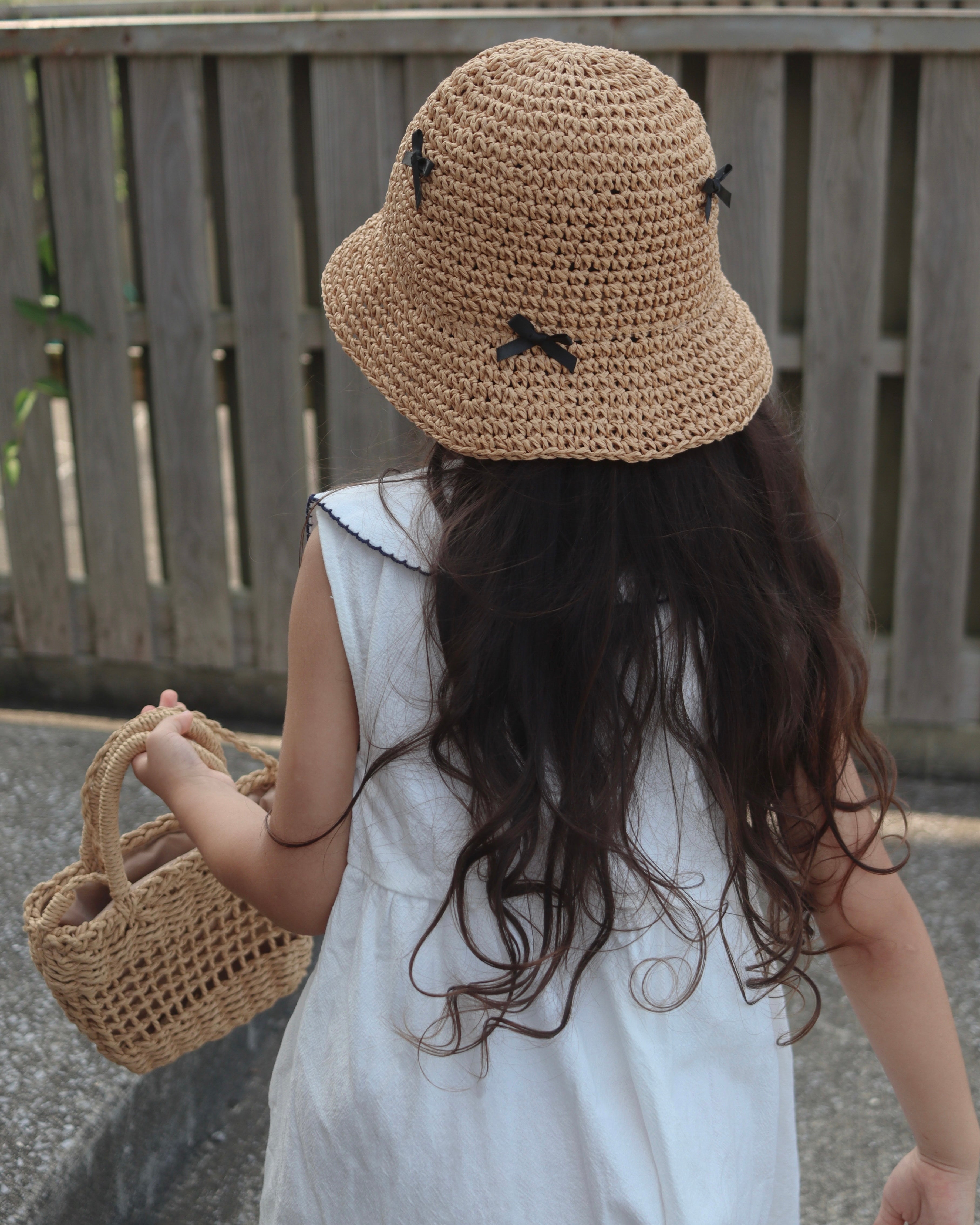 【@__ricoworld__さん オリジナル企画】Little Ribbon Straw Hat