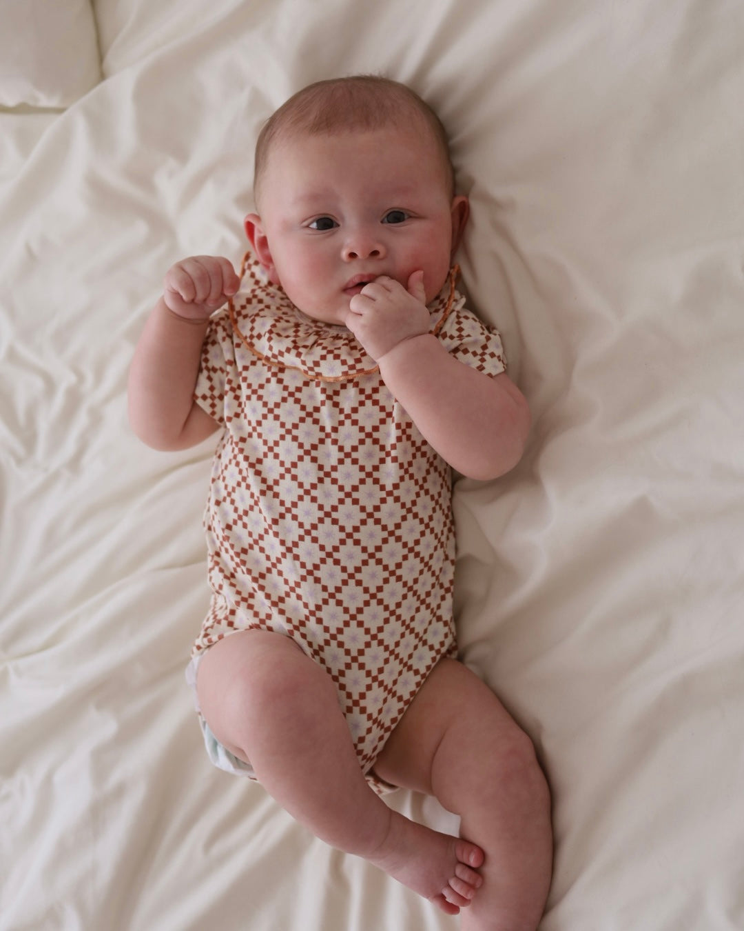 poimeri fig camel frill rompers