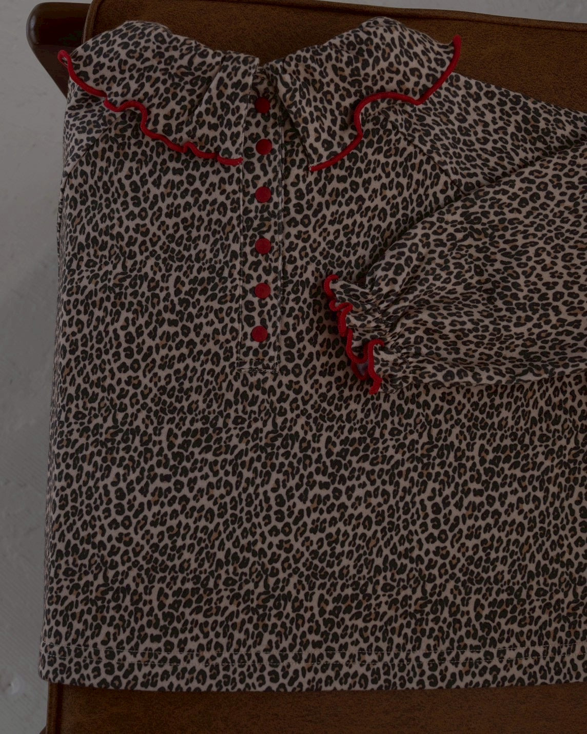 camilapole Little Leopard Frill Romper