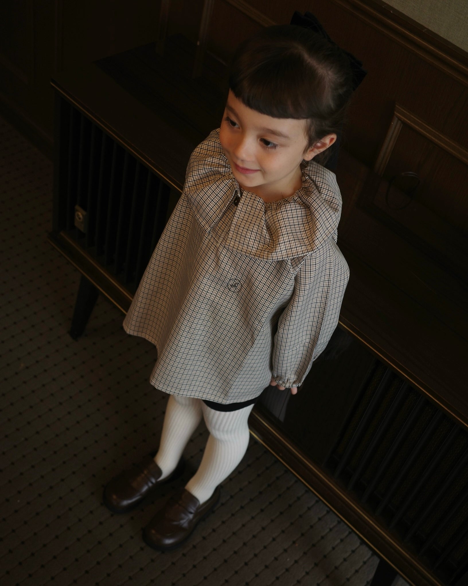 【10/22(wed)12:00 Launch】Sable gentle check blouse