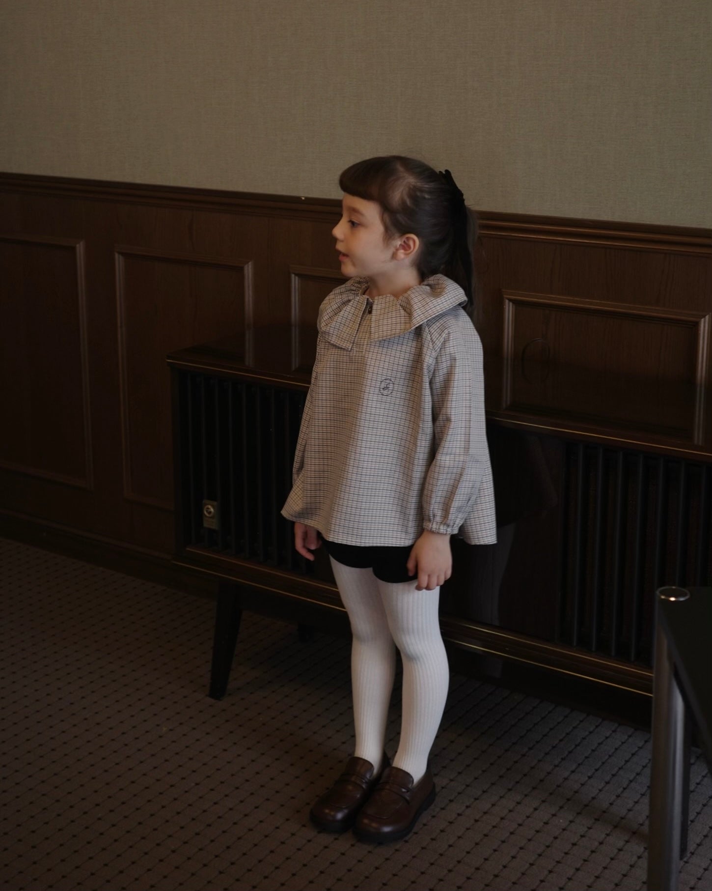 【10/22(wed)12:00 Launch】Sable gentle check blouse