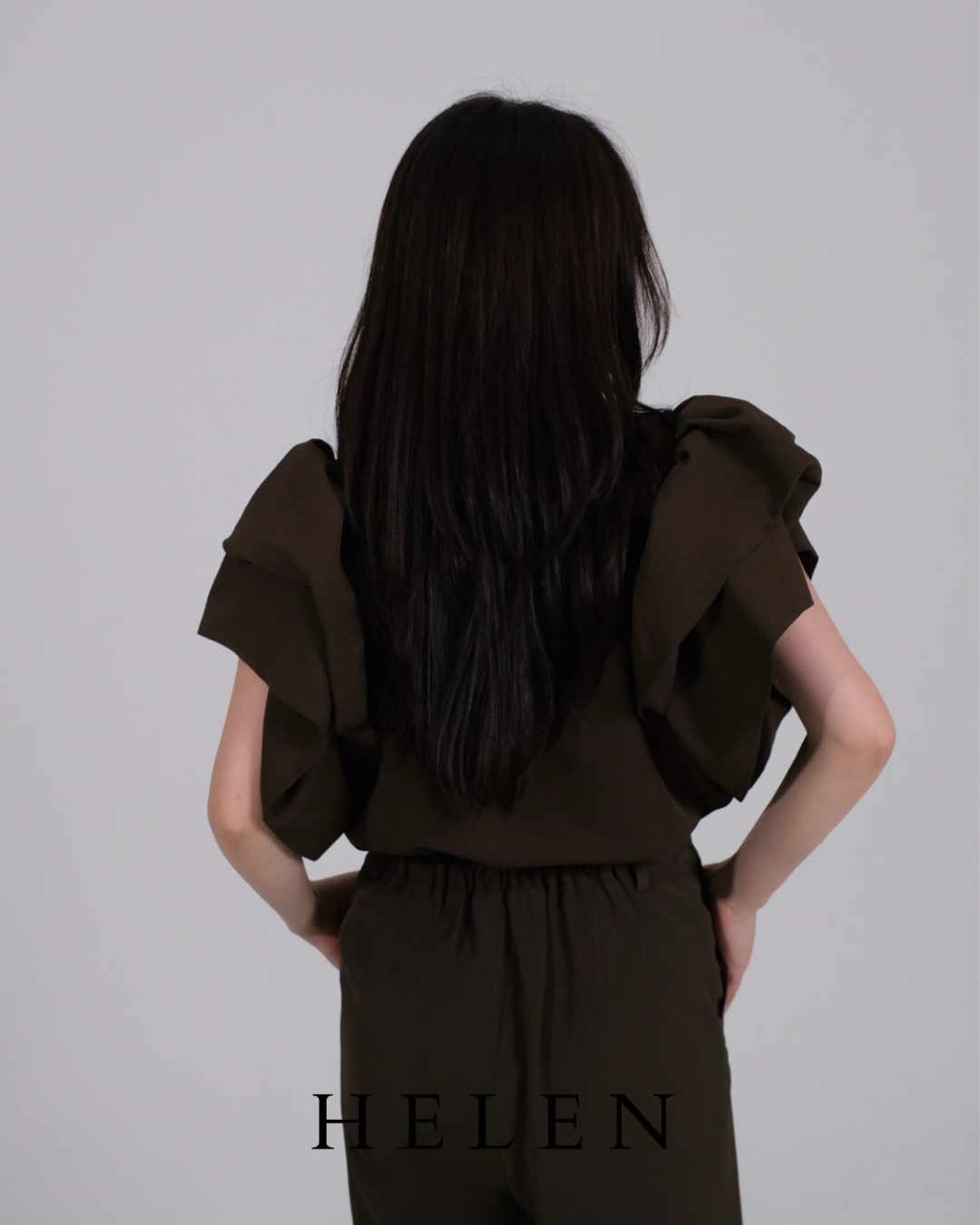 Helen×poimeri volume sleeve tops