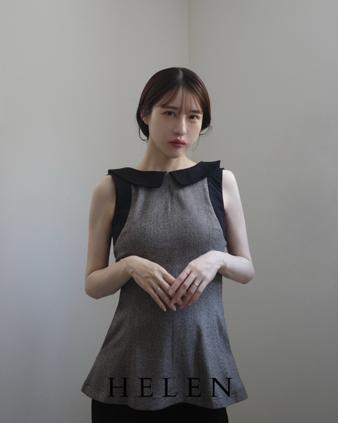Helen×poimeri elan tweed tops