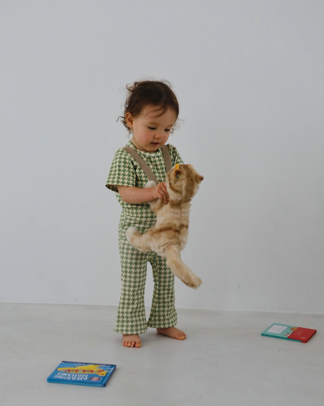 【 6.12 21:00~ Launch 】POIMERI green houndstooth rompers