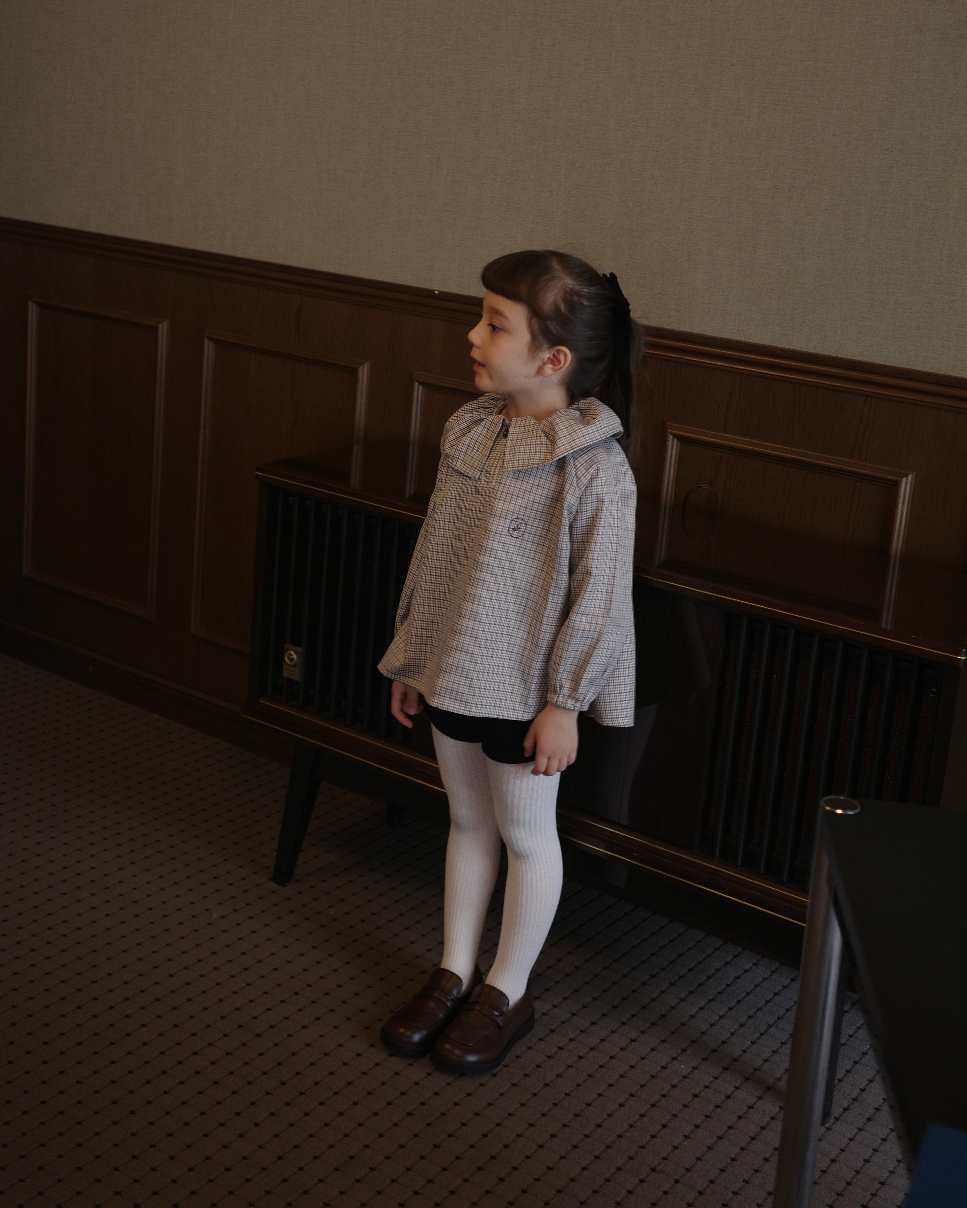 【10/22(wed)12:00 Launch】Sable gentle check blouse