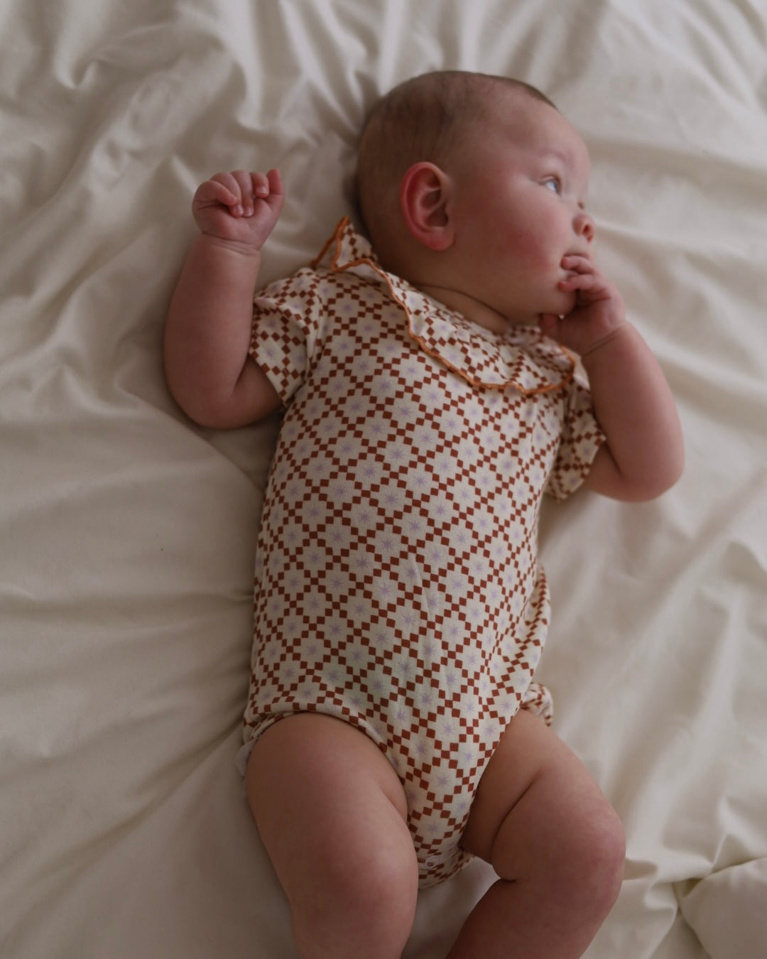 poimeri fig camel frill rompers