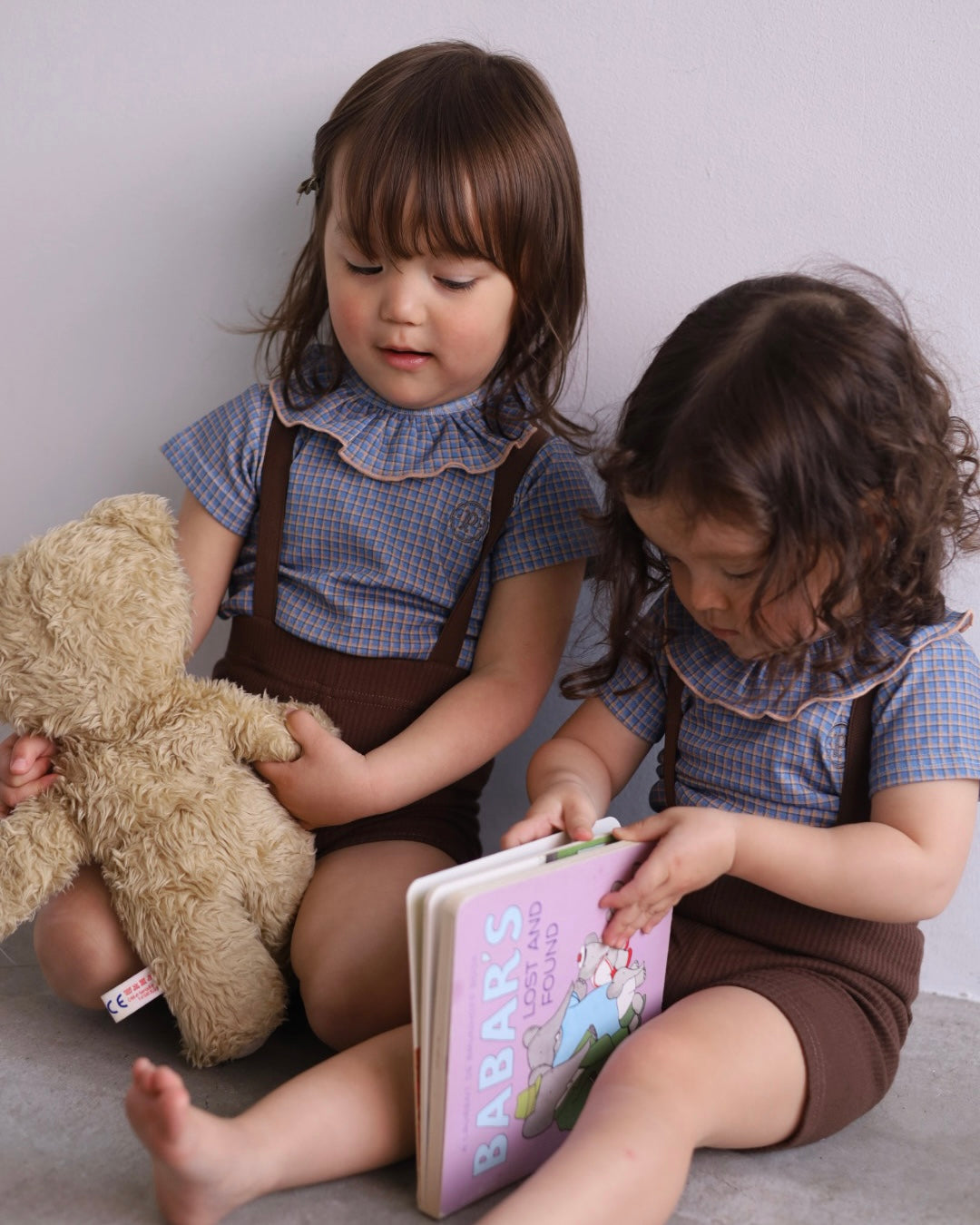 poimeri blue cocoa frill tops