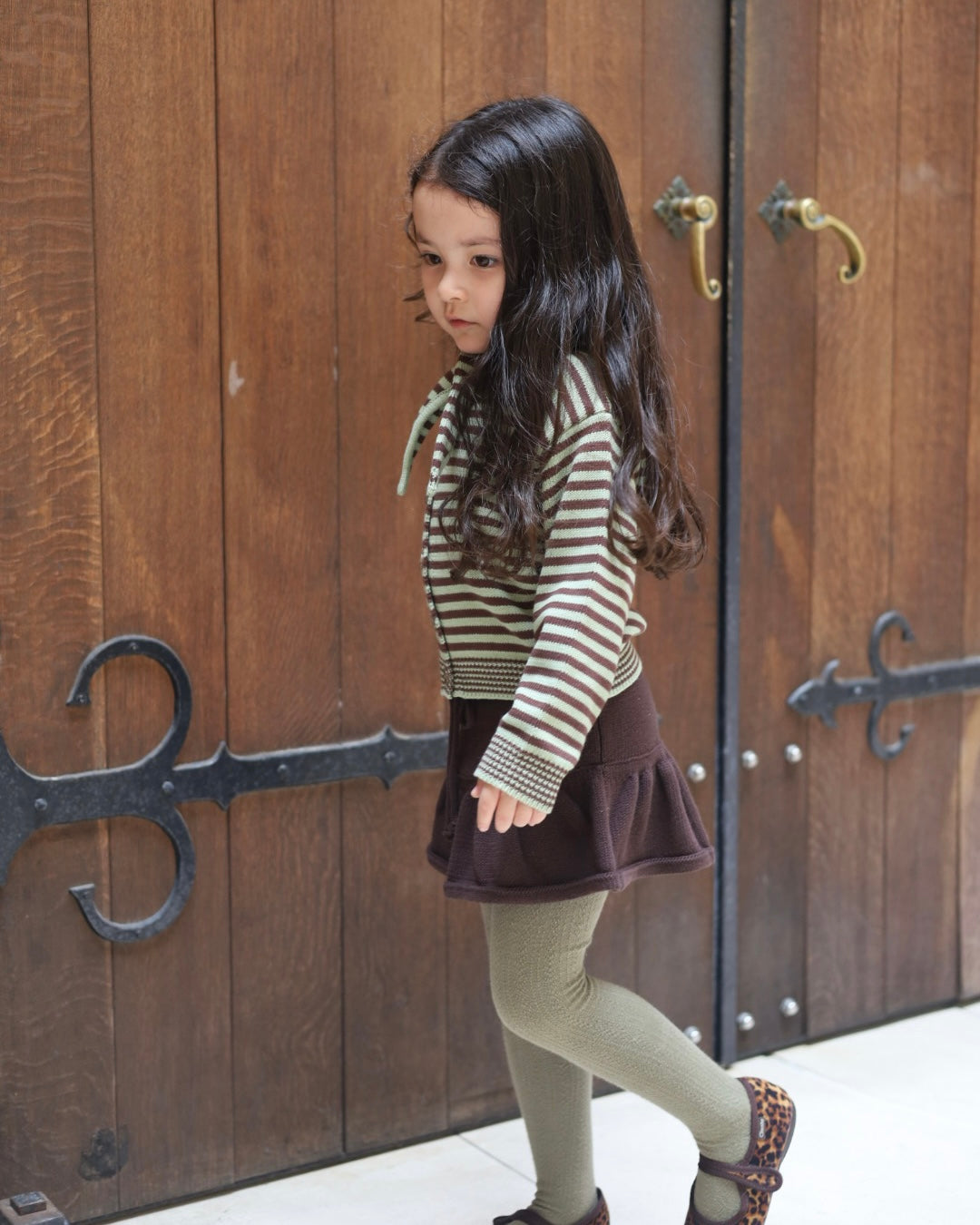【受注販売商品】POIMERI CHOCOLATE MINT KNIT CARDIGAN