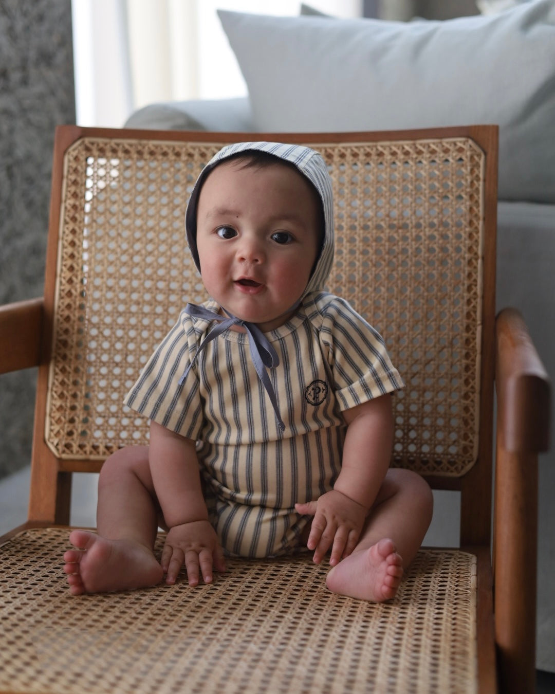 POIMERI oreo stripe rompers