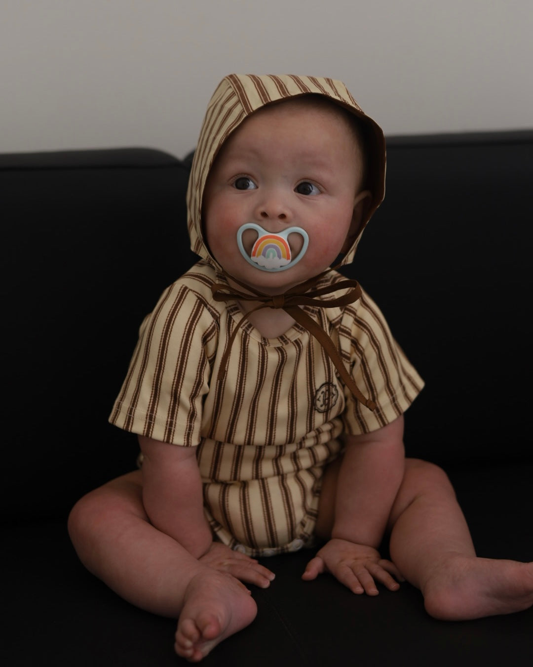 【 6.12 21:00~ Launch 】POIMERI biscuit stripe rompers