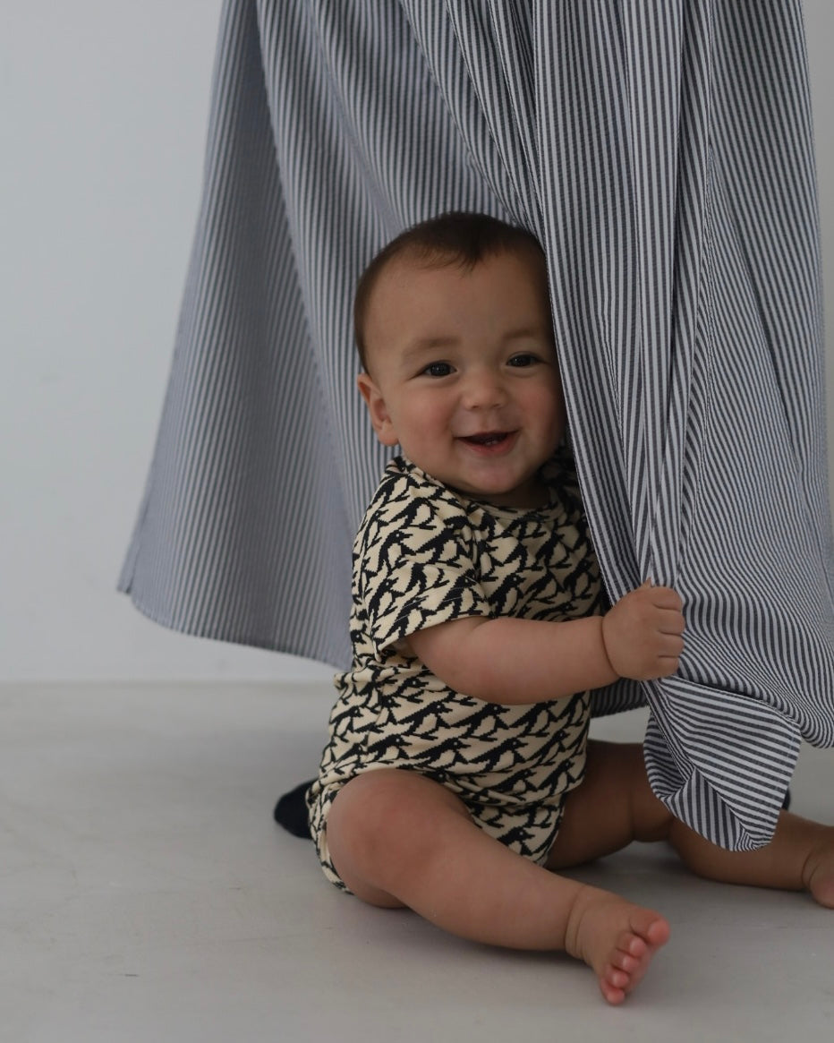 【 6.12 21:00~ Launch 】POIMERI penguin houndstooth rompers