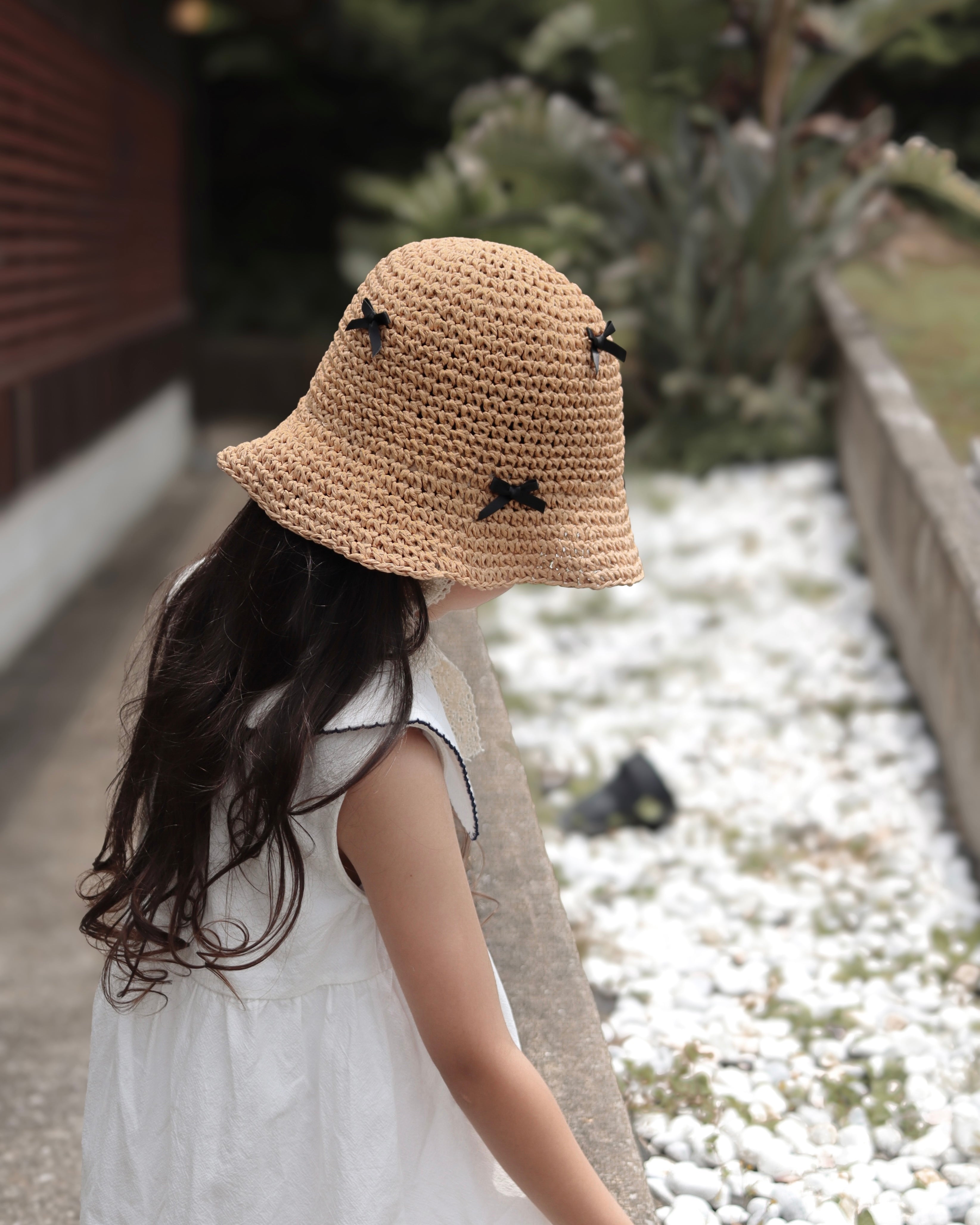 【@__ricoworld__さん オリジナル企画】Little Ribbon Straw Hat