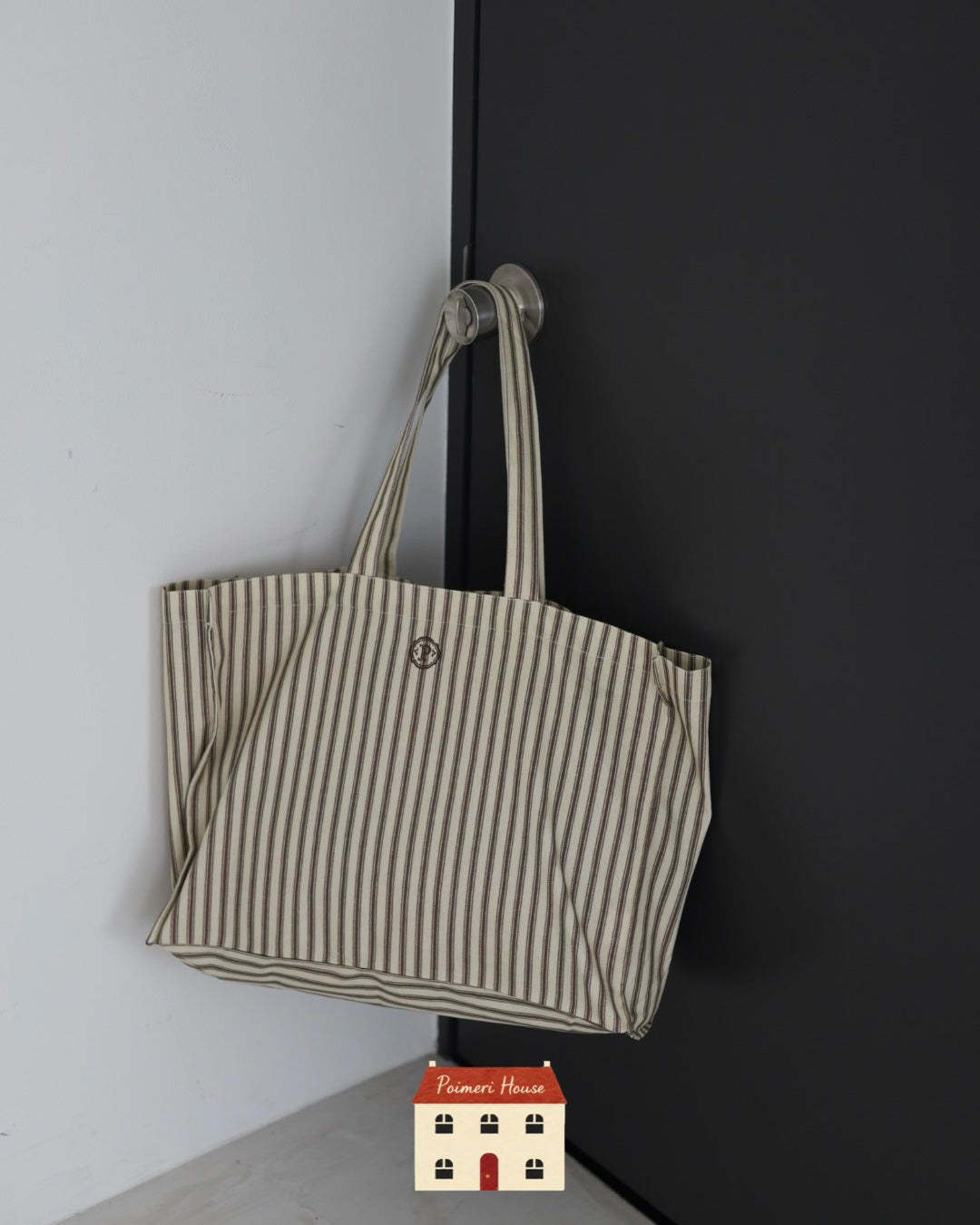 【 6.12 21:00~ Launch 】POIMERI biscuit stripe tote