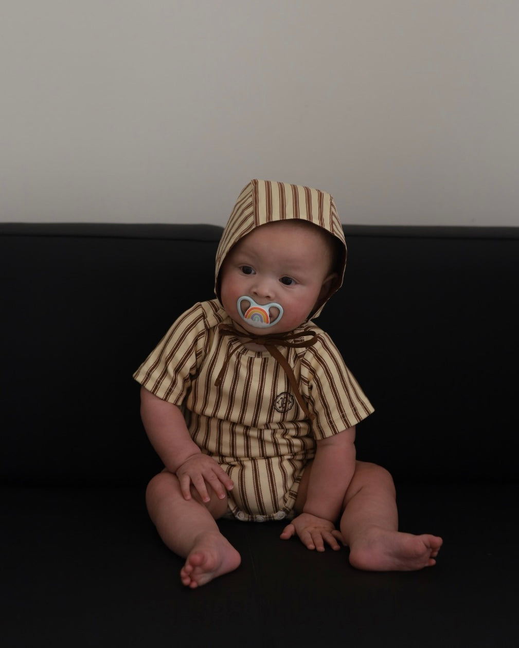 【 6.12 21:00~ Launch 】POIMERI biscuit stripe bonnet