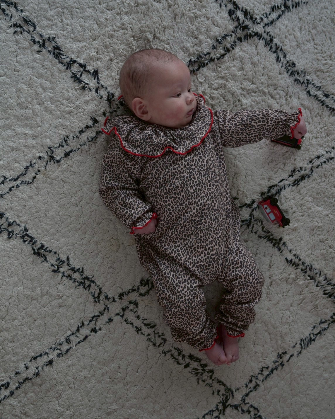 camilapole Little Leopard Frill Romper