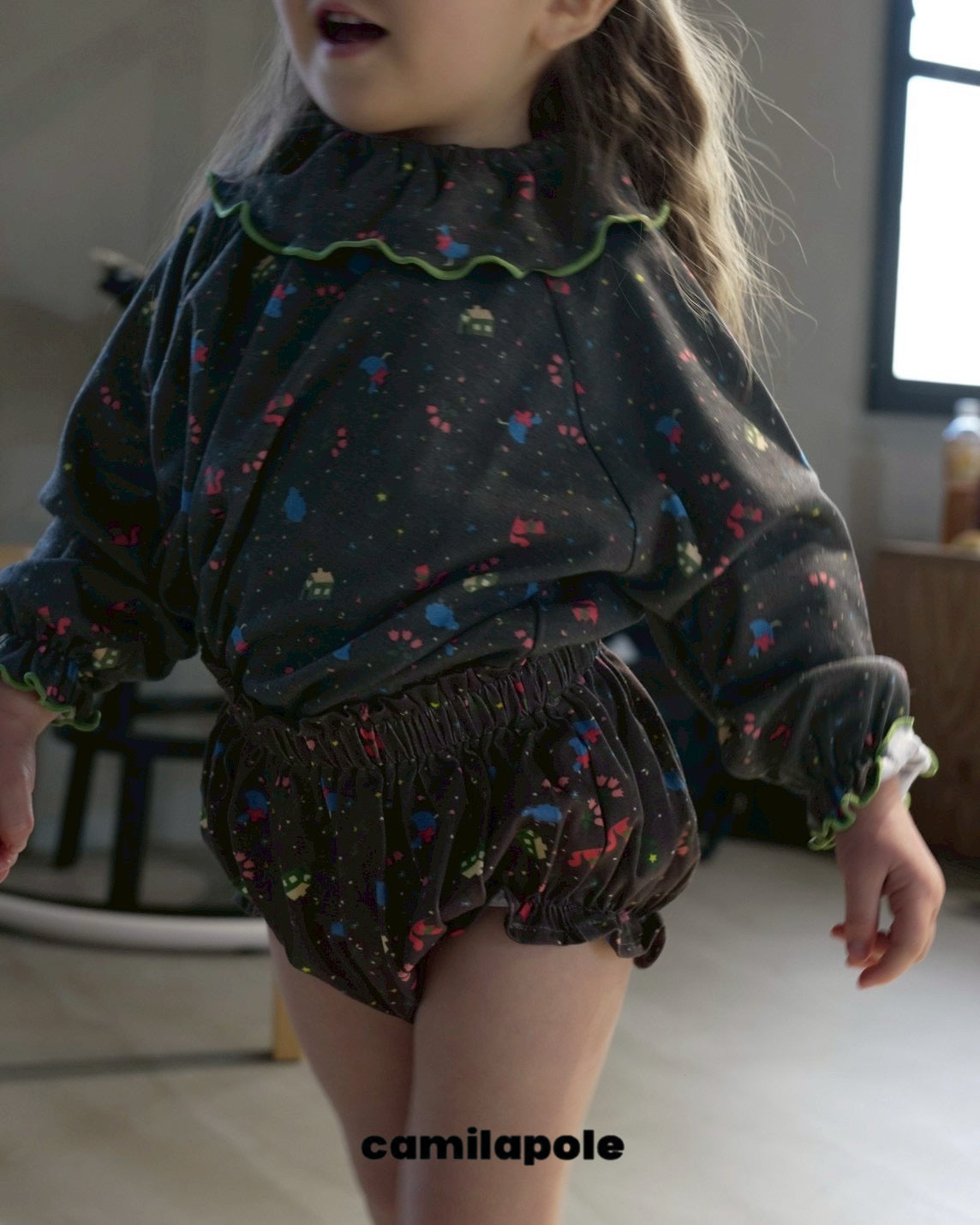 【2026 s/s 1st delivery】camilapole Tiny Friends Frill Top