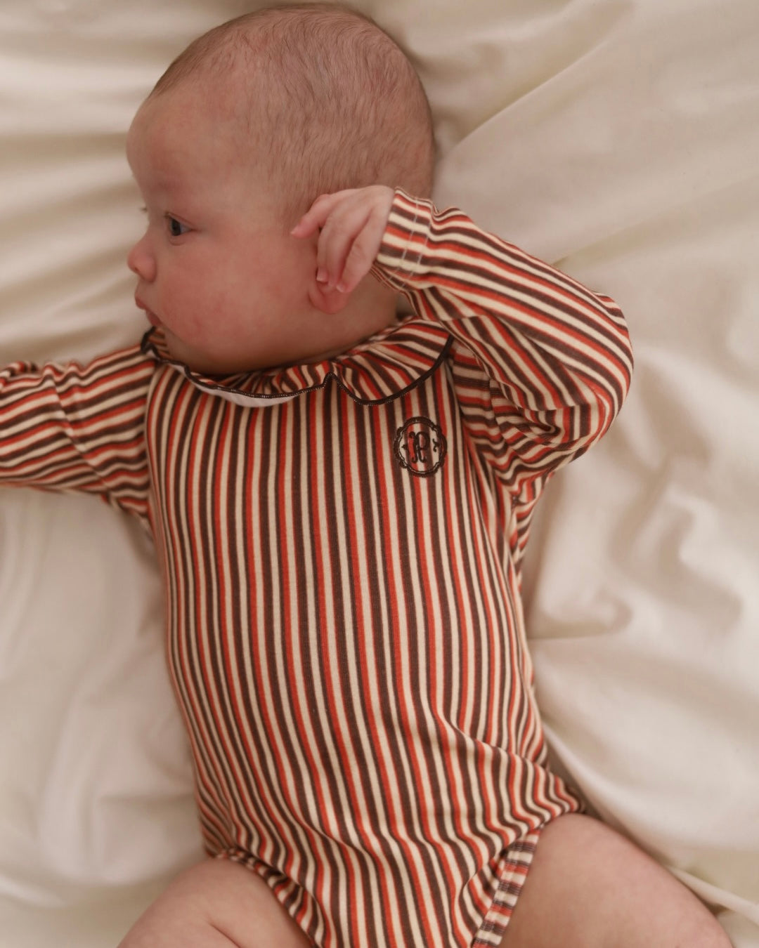 POIMERI Orangette stripe rompers