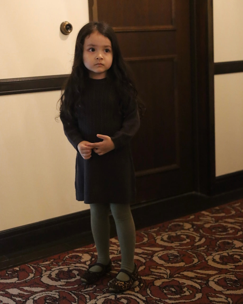 【POPUP先行/10.16 NEW】Catty&Catty BROWN KNIT DRESS