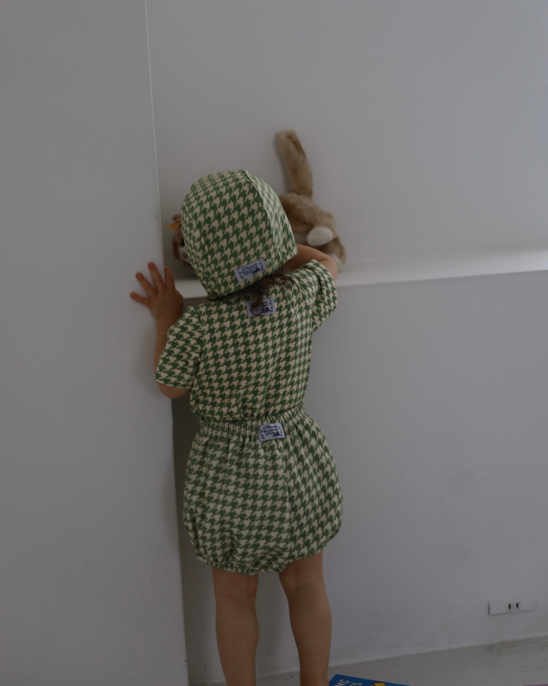 【 6.12 21:00~ Launch 】POIMERI green houndstooth bonnet
