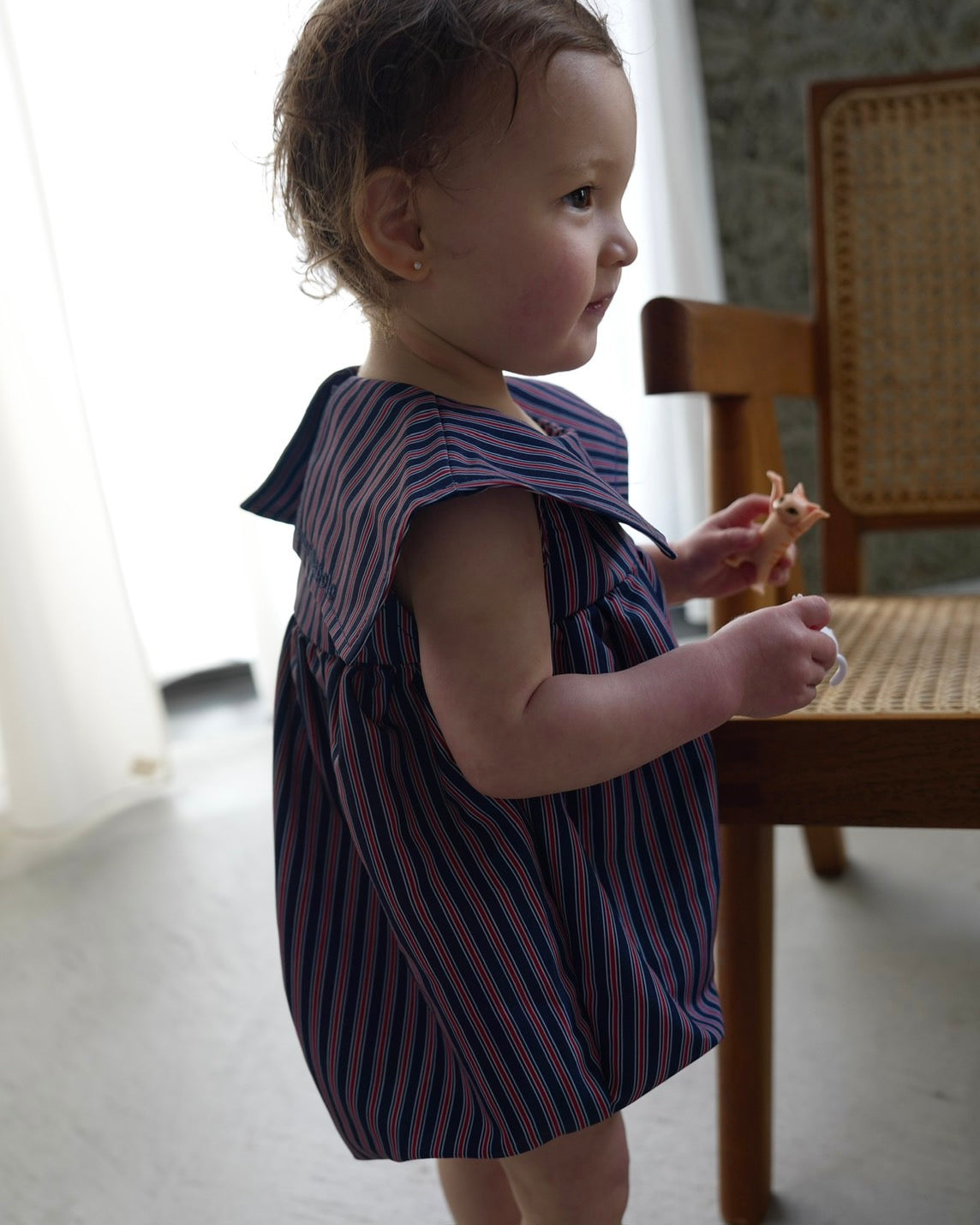 camilapole CLASSIC STRIPE SAILOR ROMPER