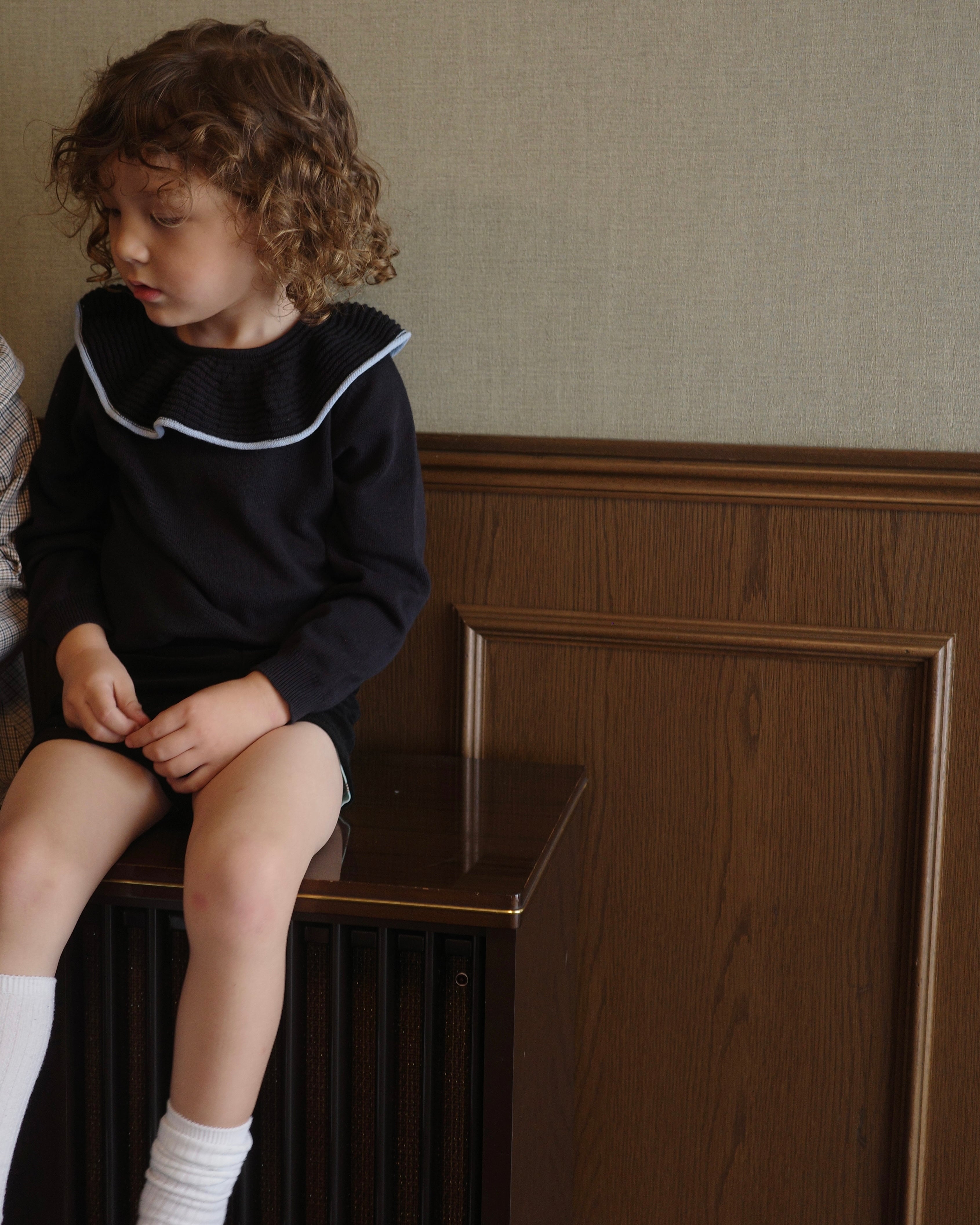 【10/22(wed)12:00 Launch】Sable contrast collar knit