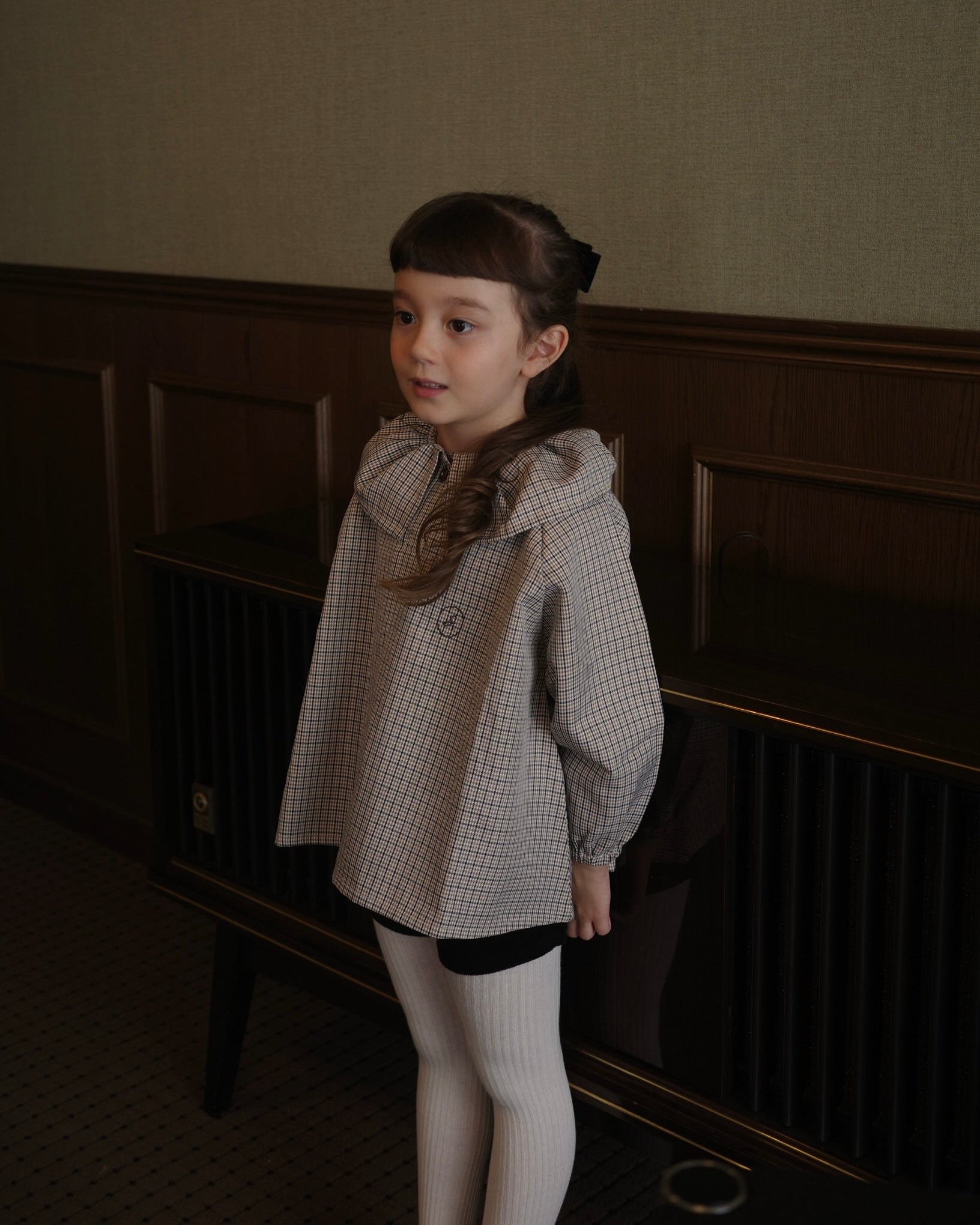 【10/22(wed)12:00 Launch】Sable gentle check blouse