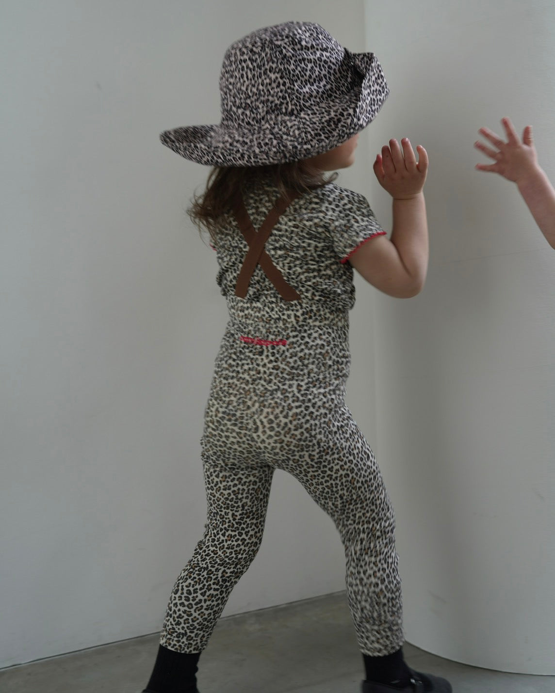 camilapole Little Leopard Picot Top