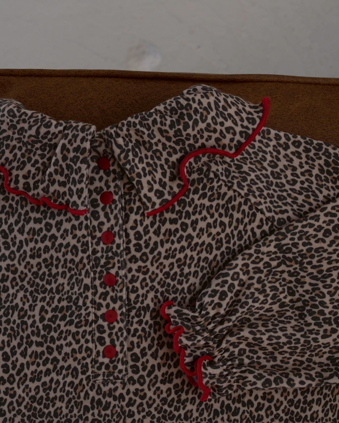 camilapole Little Leopard Frill Romper