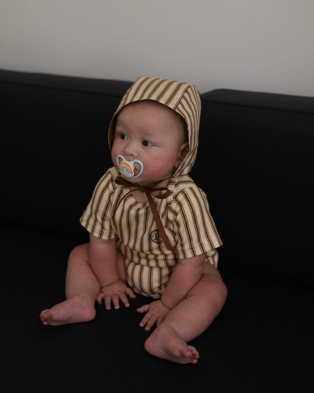 【 6.12 21:00~ Launch 】POIMERI biscuit stripe rompers