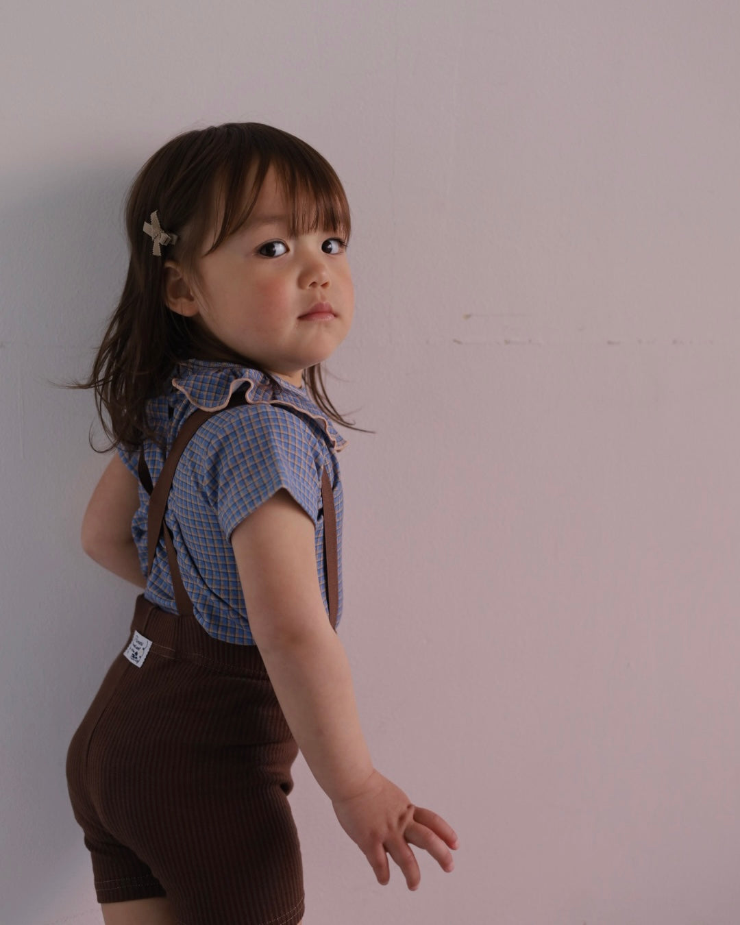 poimeri blue cocoa frill tops
