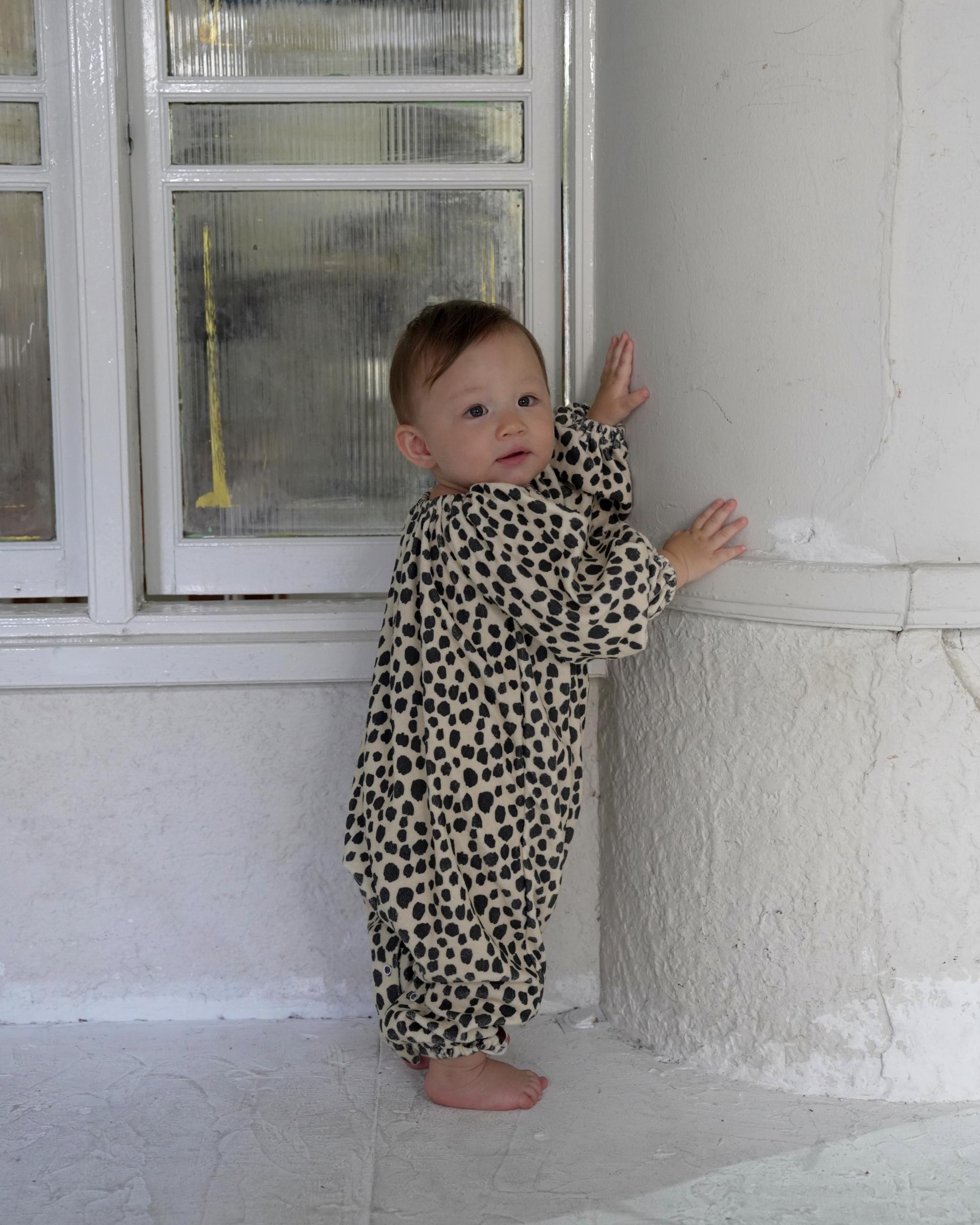 【 9.11 21:00 Launch 】CAMILAPOLE Tone Leopard Smock Romper