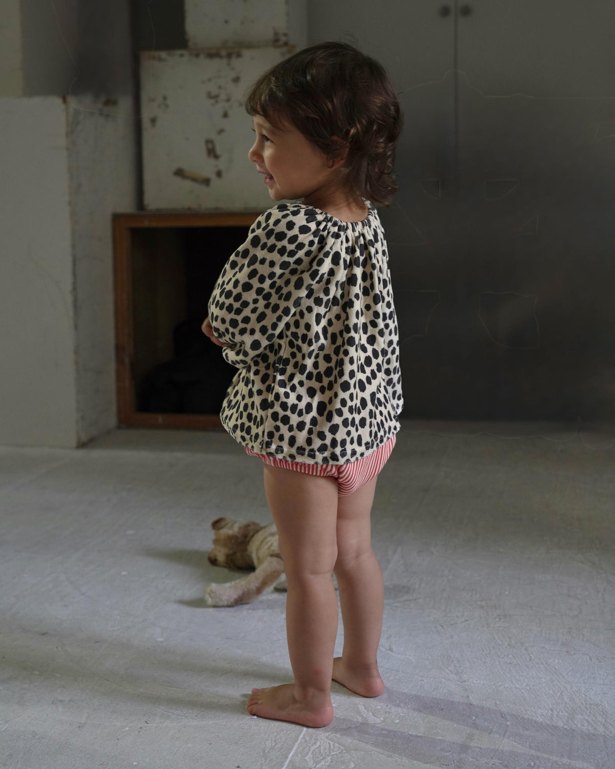 【 9.11 21:00〜NEW 】CAMILAPOLE Tone Leopard SmockTop