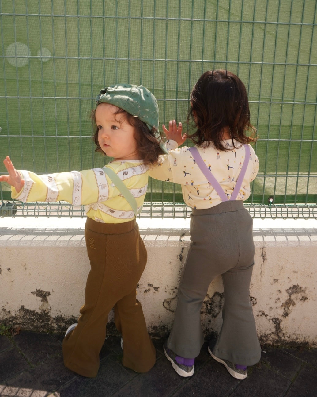 【 6.24 21:00〜RESTOCK 】paperbalm Flared pants with suspenders