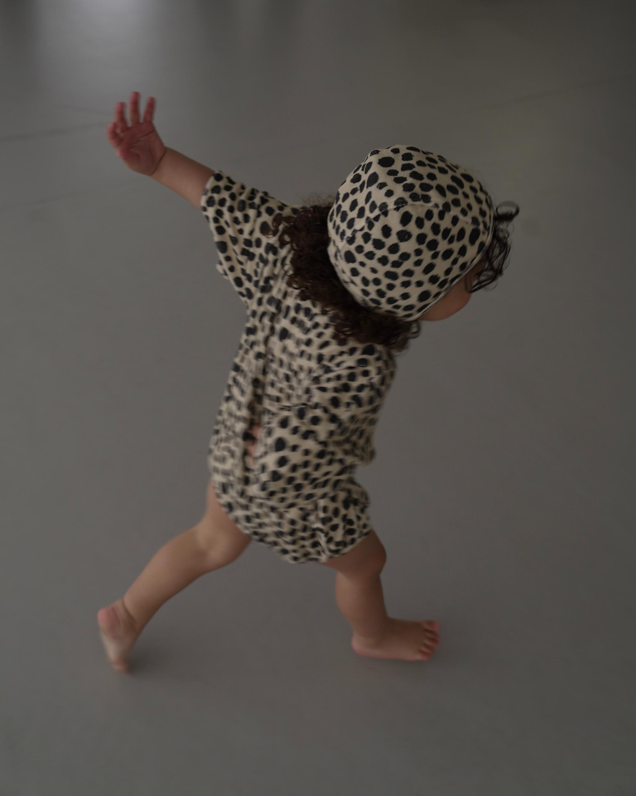 【 7.17 21:00〜NEW 】CAMILAPOLE Tone Leopard Terry Romper