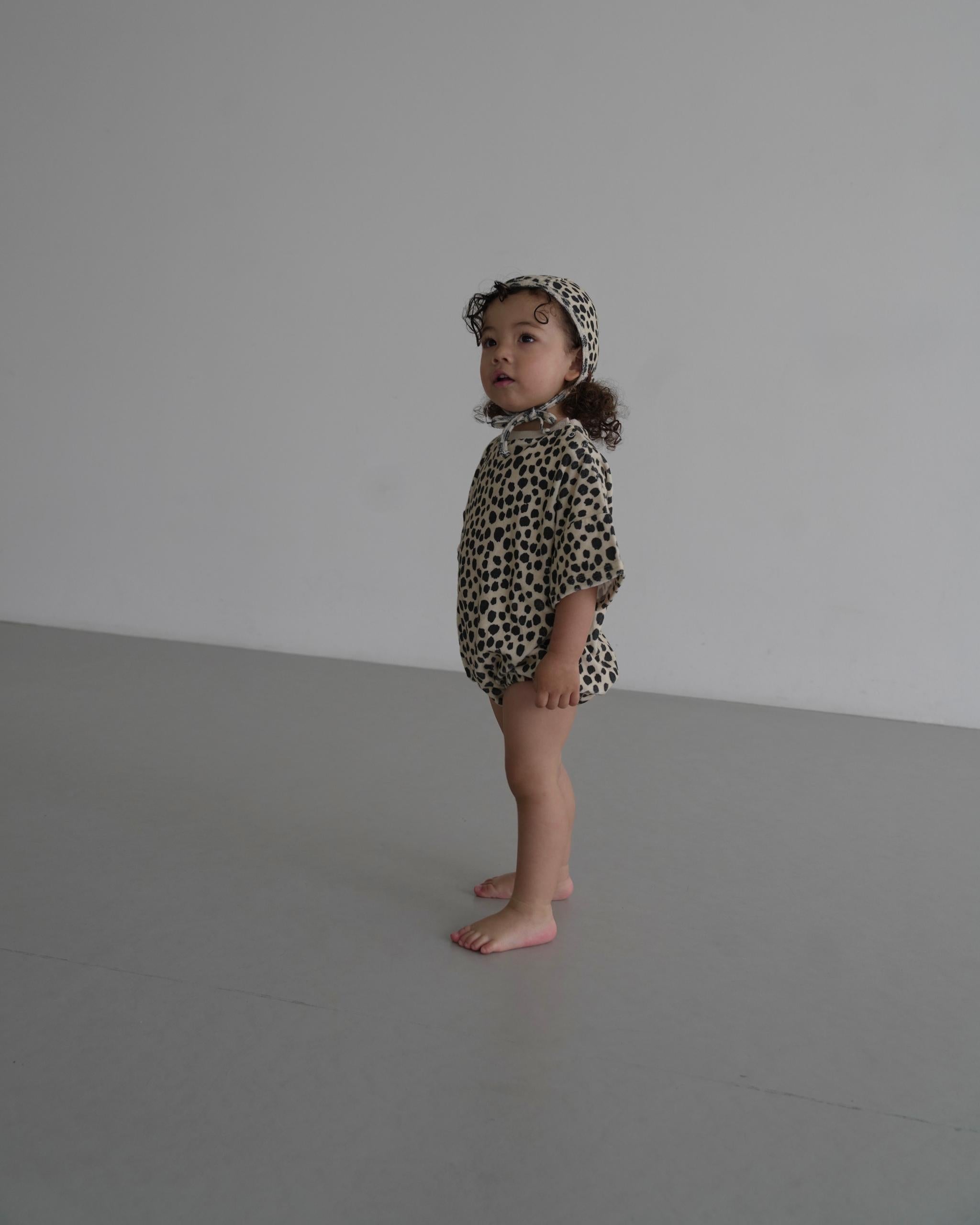 【 7.17 21:00〜NEW 】CAMILAPOLE Tone Leopard Terry Romper