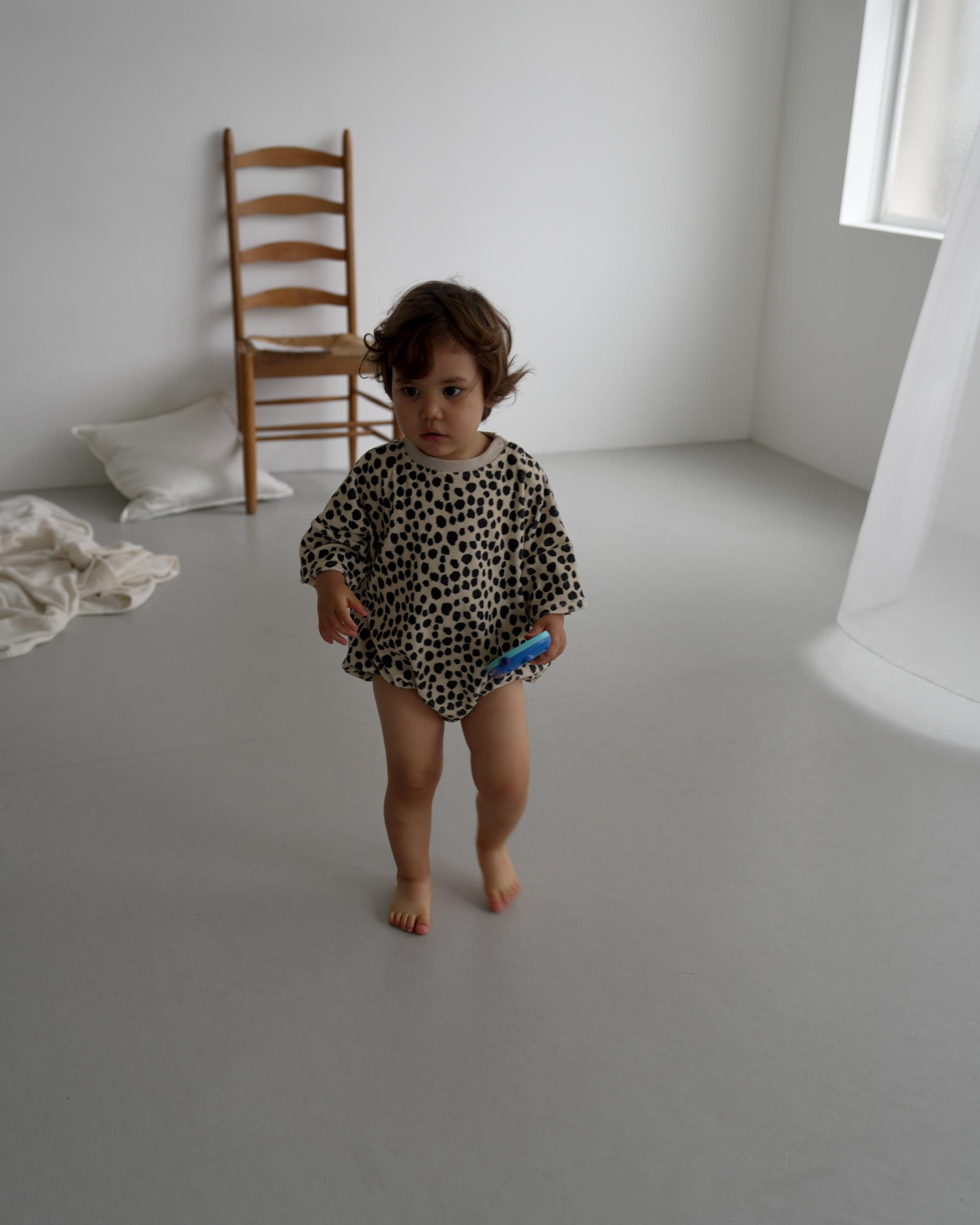 【 7.17 21:00〜NEW 】CAMILAPOLE Tone Leopard Terry Romper