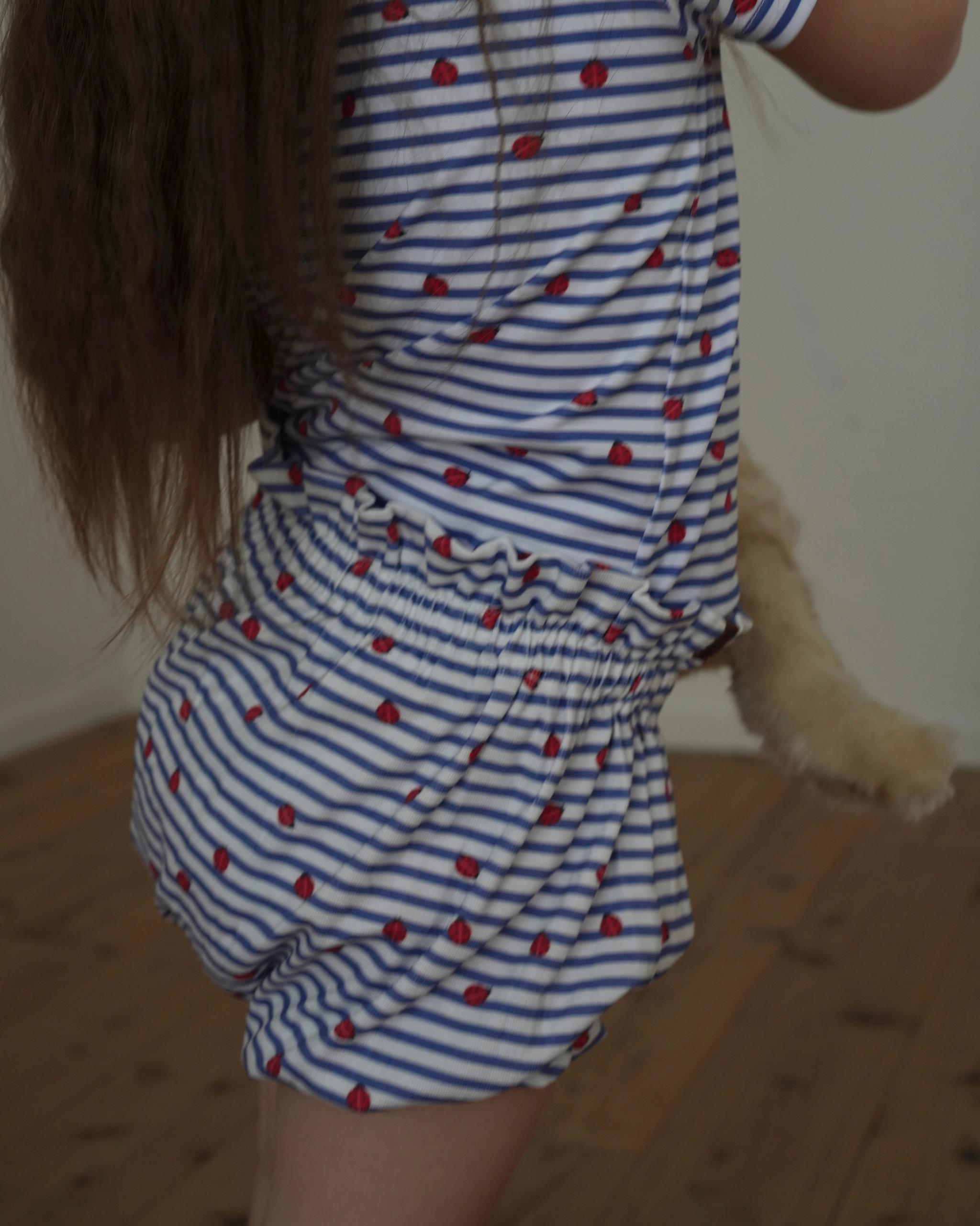 camilapole Ladybug Stripe Bloomer