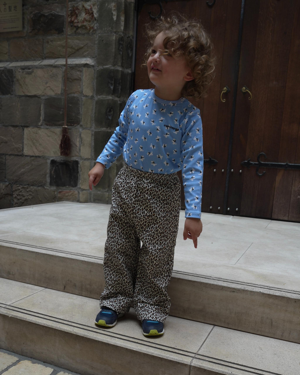 【POPUP先行/10.16 NEW】CAMILAPOLE little leopard corduroy wide pants